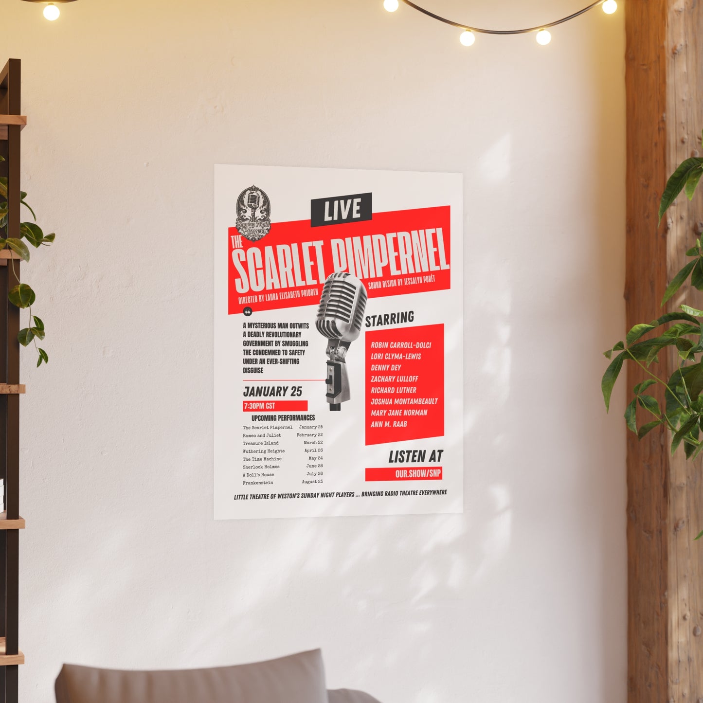 2026 SNP Scarlet Pimpernel Poster