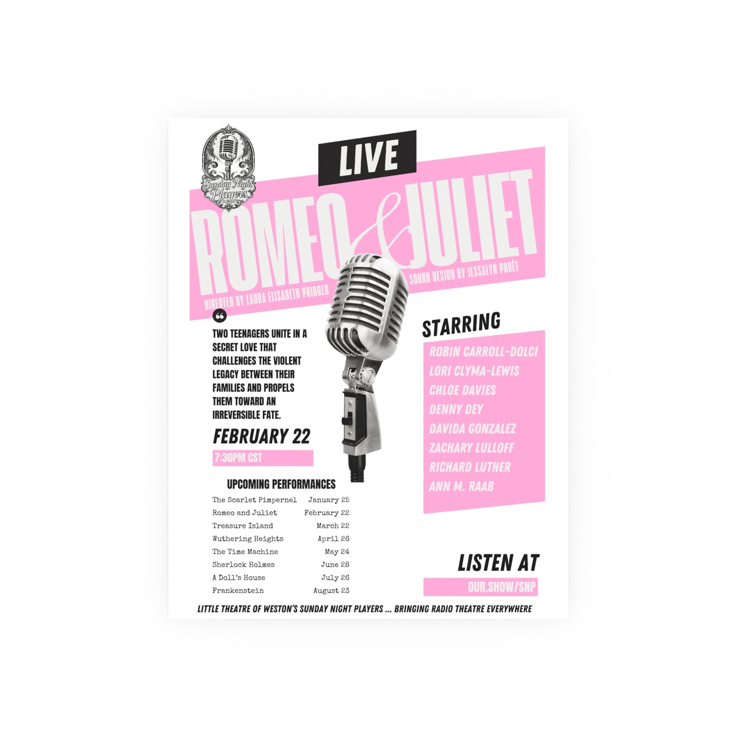 2026 SNP Romeo+Juliet Poster