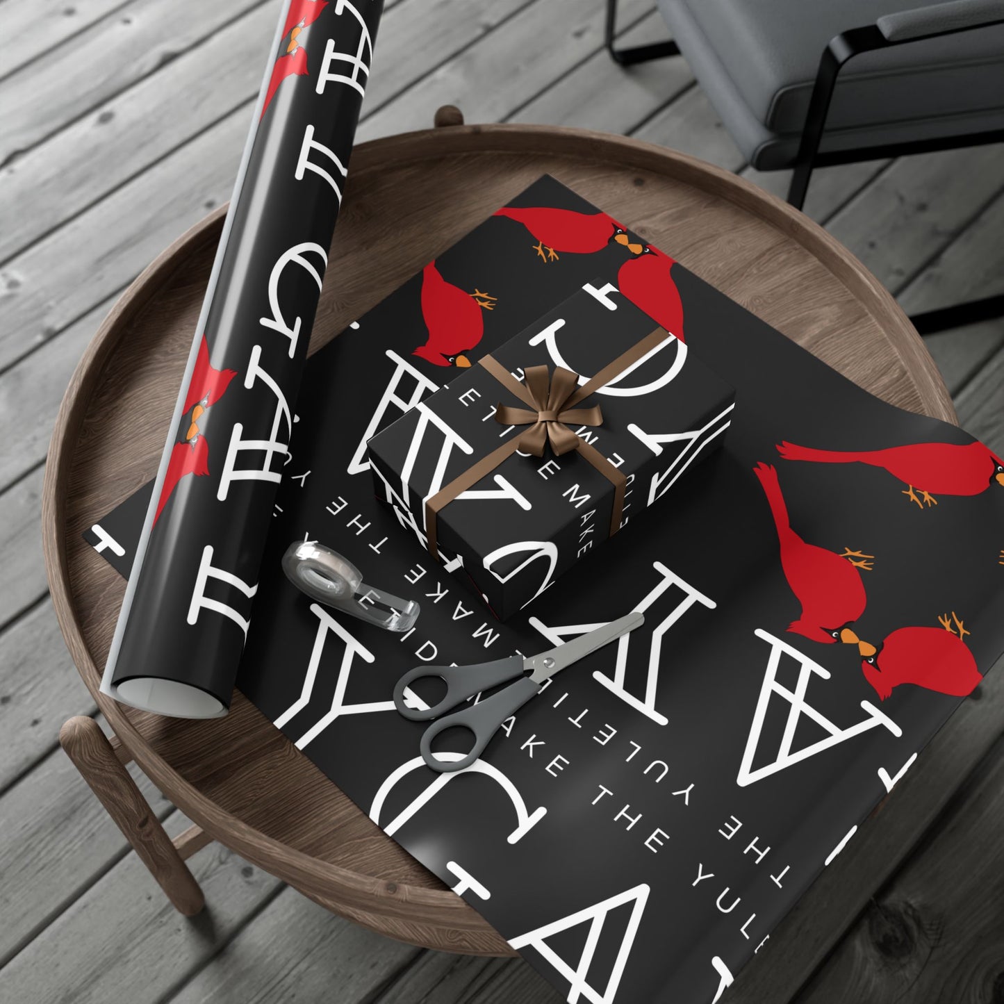 Make the Yuletide Gay Gift Wrap Paper