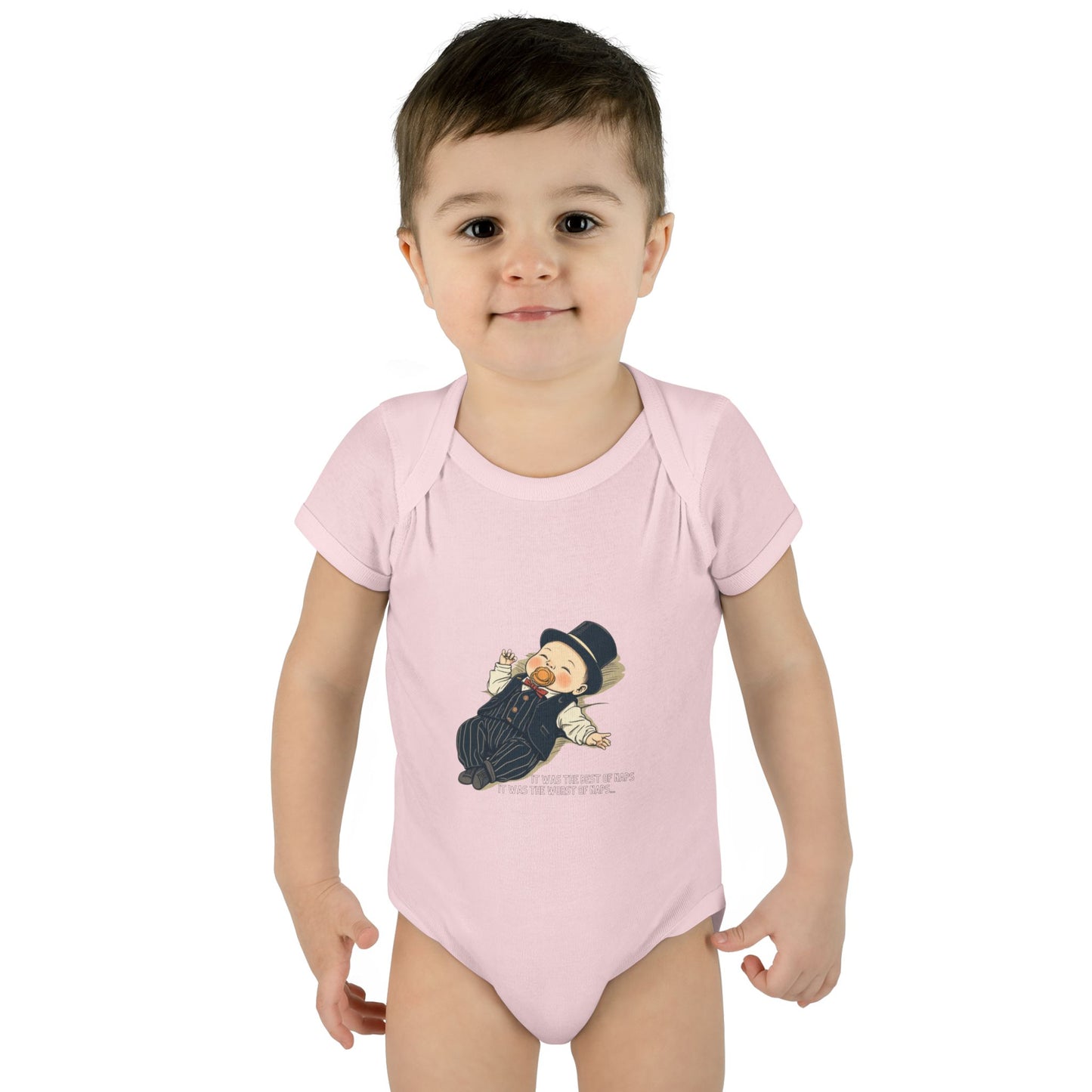 Little Dickens Words Infant Onesie