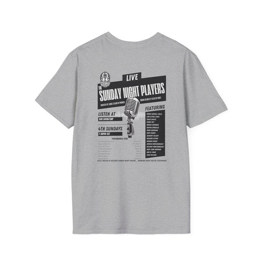 2026 Sunday Night Players Poster Unisex Tee