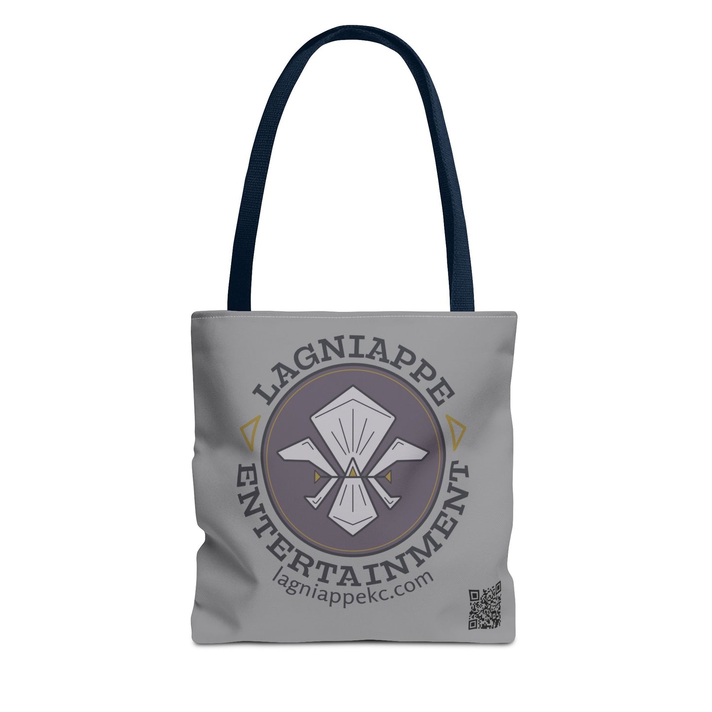 Lagniappe Entertainment Dark Color Logo Tote Bag