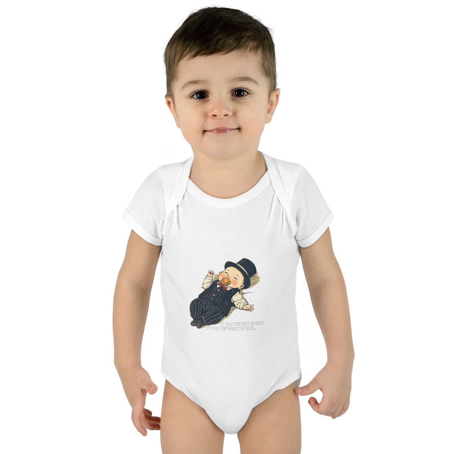 Little Dickens Words Infant Onesie
