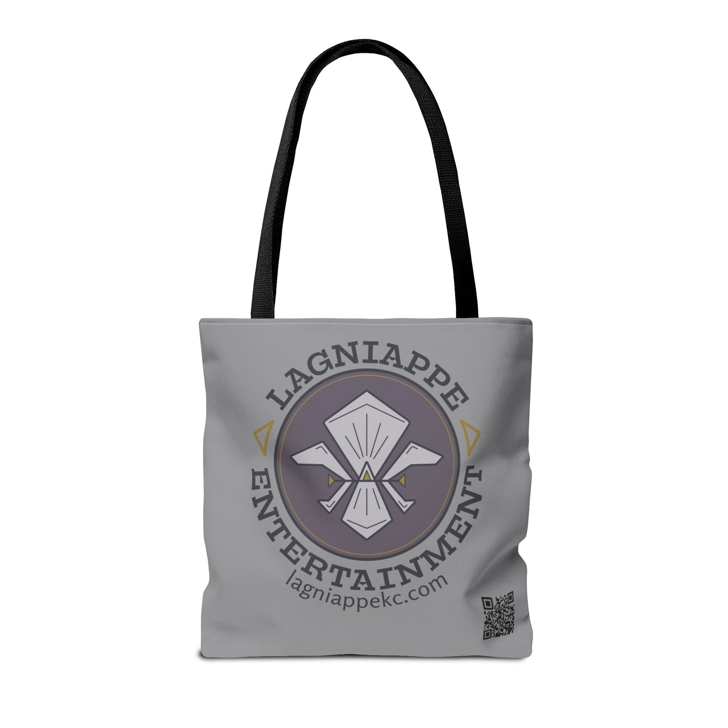 Lagniappe Entertainment Dark Color Logo Tote Bag