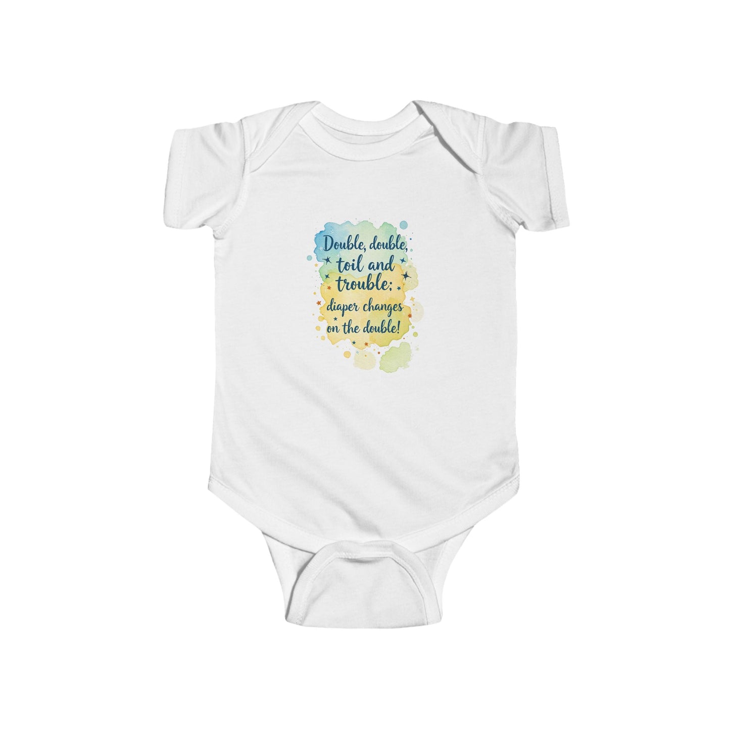 Double Double Toil and Trouble Infant Onesie