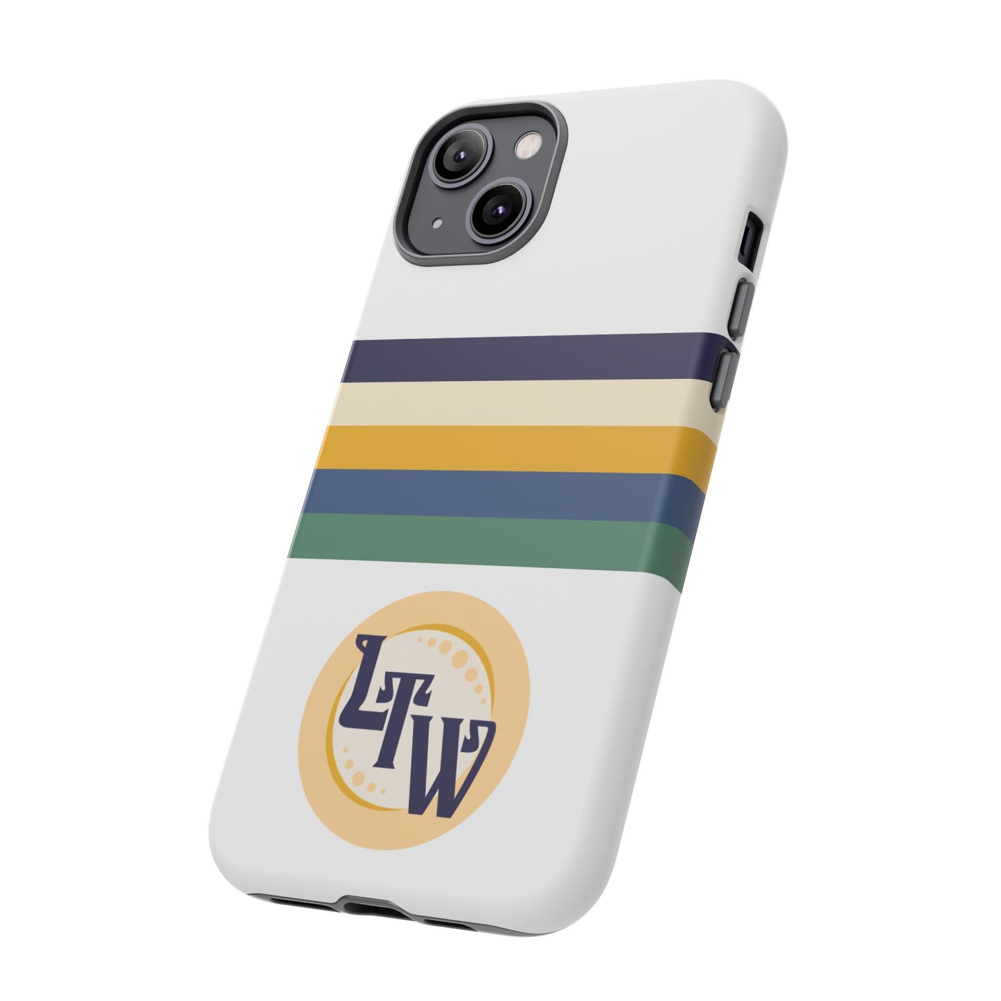 LTW Color Stripe and Monogram Tough Phone Case - iPhone