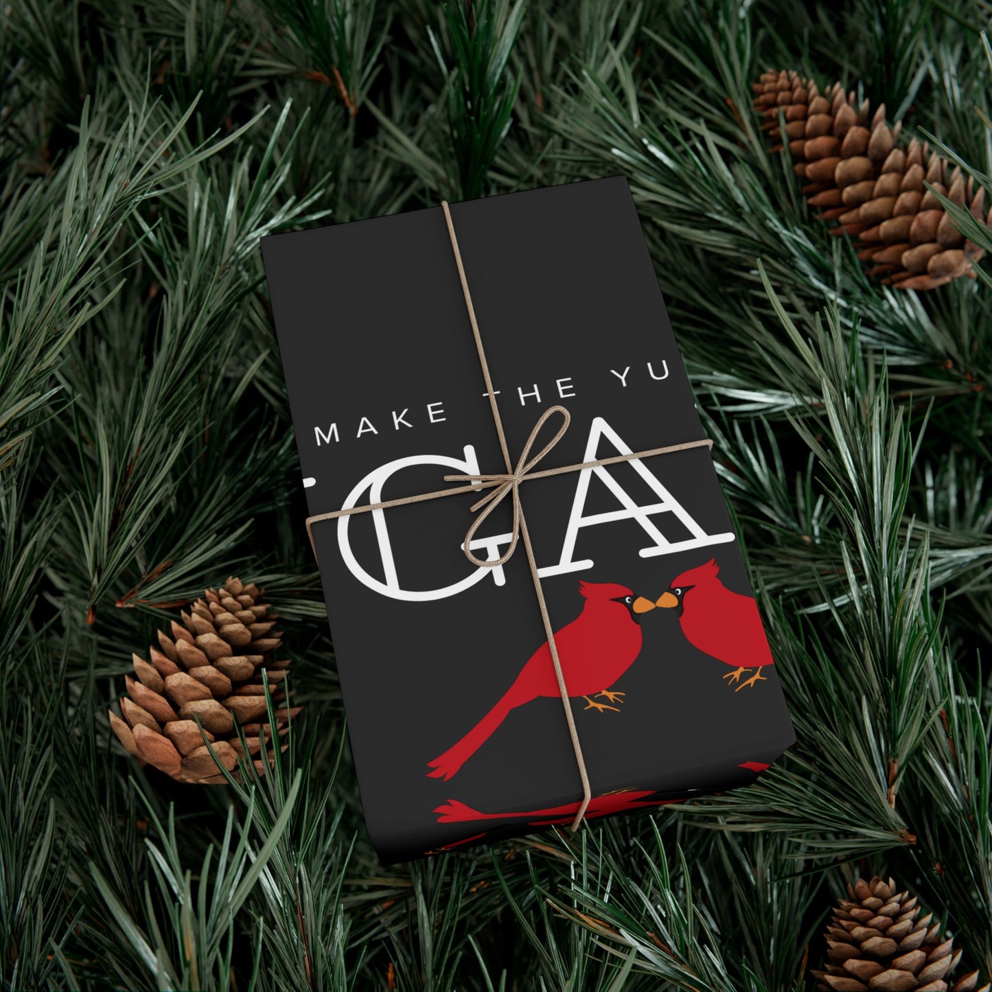 Make the Yuletide Gay Gift Wrap Paper