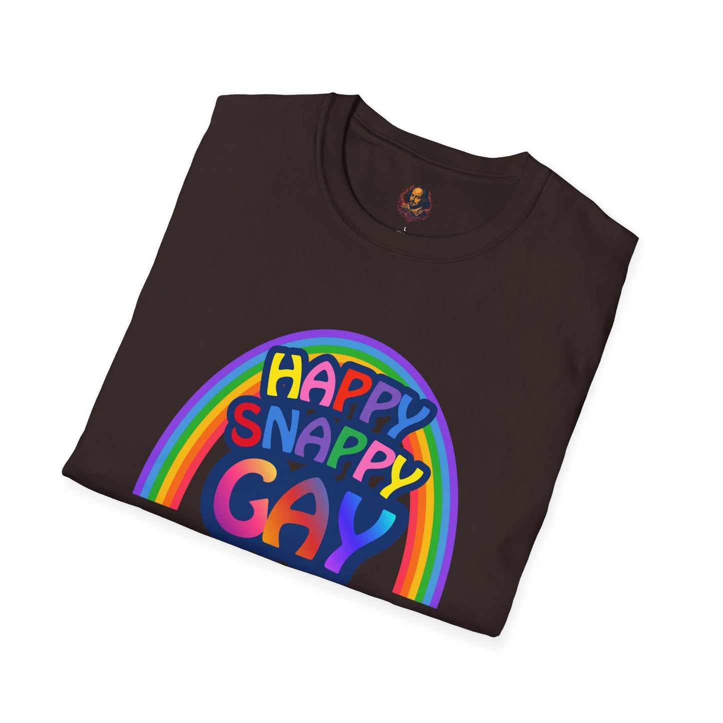 Happy Snappy Gay Rainbow Unisex Tee