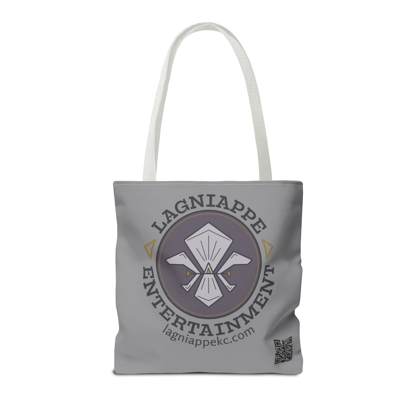 Lagniappe Entertainment Dark Color Logo Tote Bag
