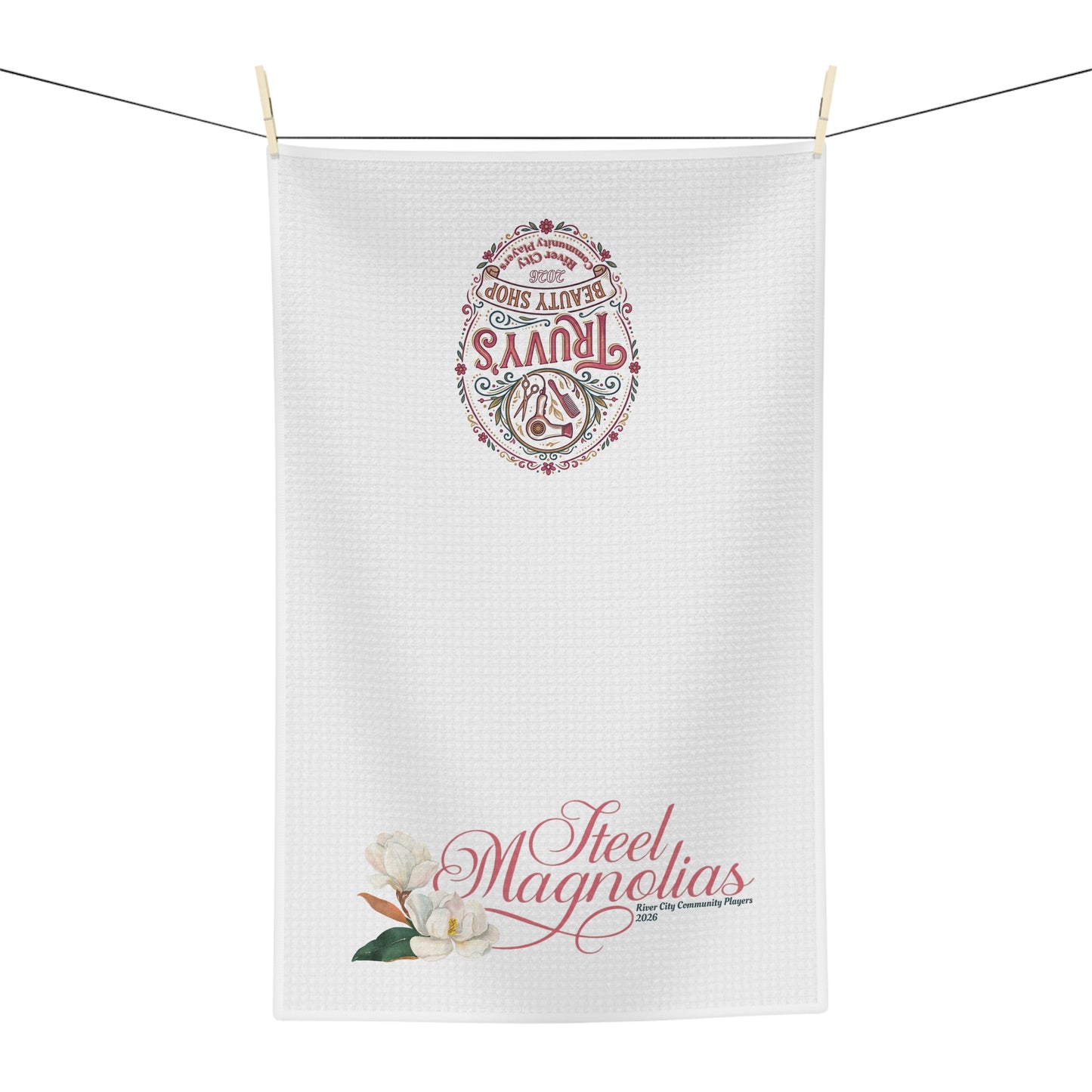 Steel Magnolias Decorative Tea Towel