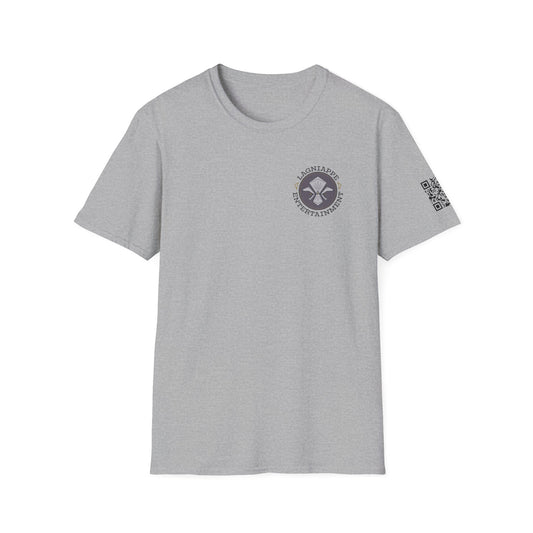 Lagniappe Entertainment Dark Color Logo - Unisex Jersey Tee, Casual Tee, Graphic T-Shirt, Unique Gift, Birthday Gift, Music Festival Apparel