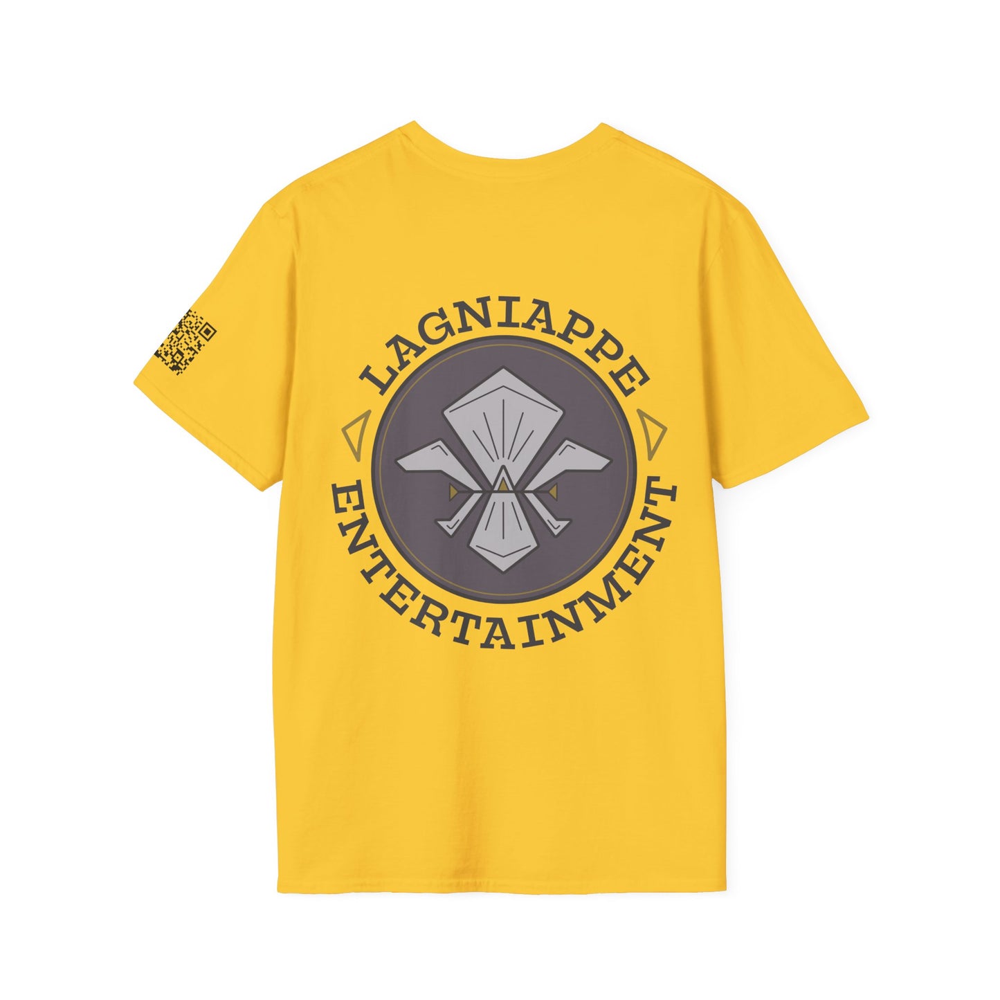 Lagniappe Entertainment Dark Color Logo - Unisex Jersey Tee, Casual Tee, Graphic T-Shirt, Unique Gift, Birthday Gift, Music Festival Apparel