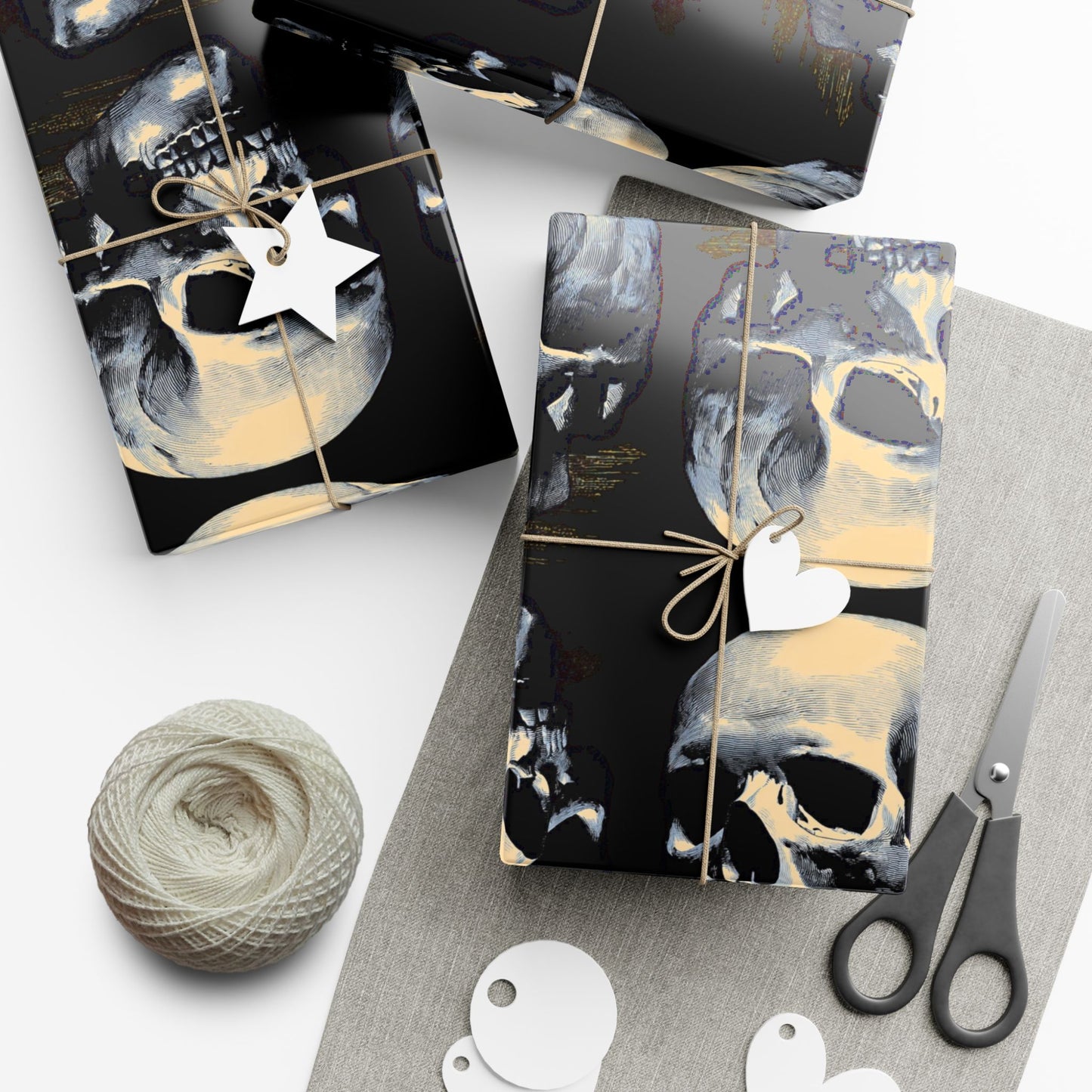 Skull Gift Wrap Paper