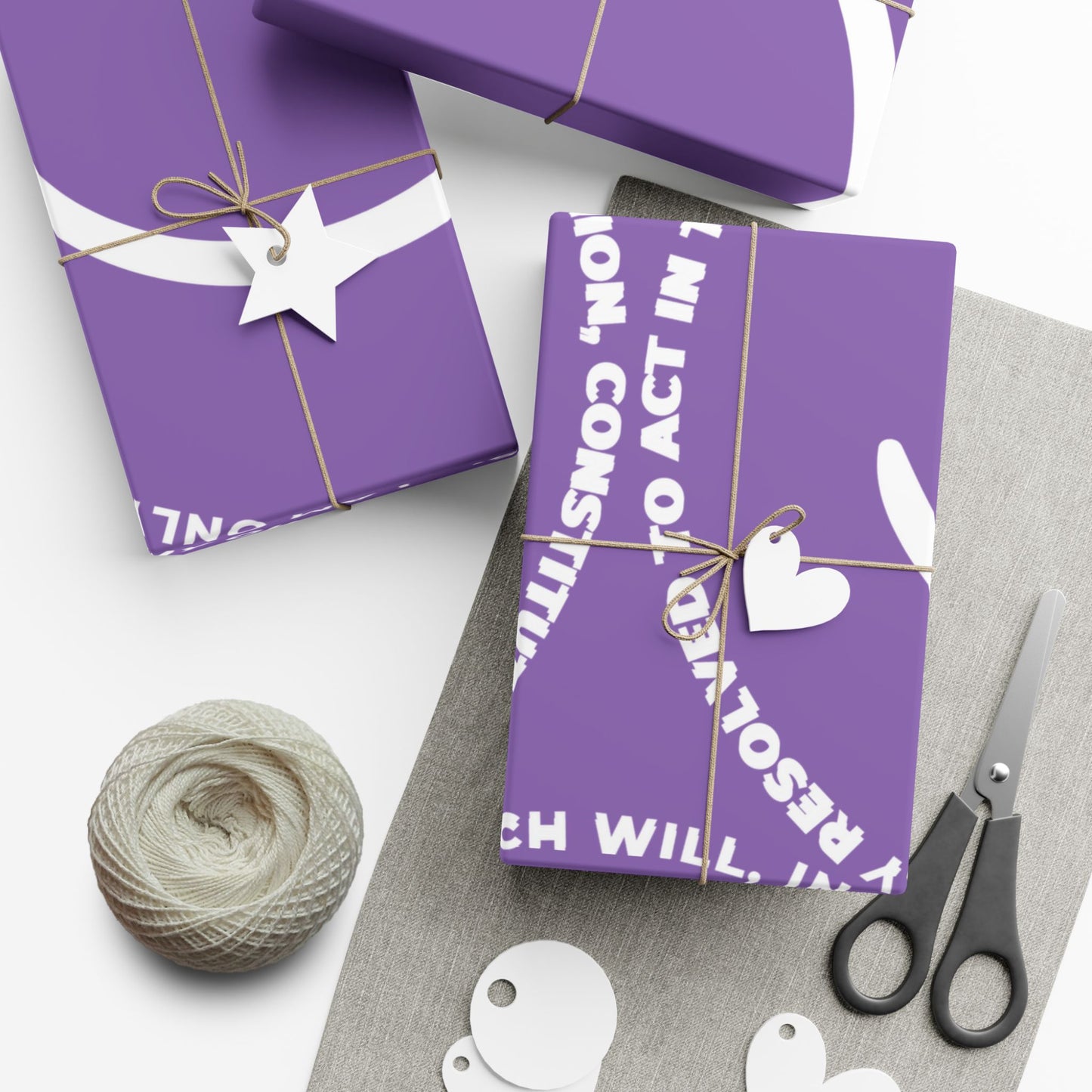 Jane Austen Quote Gift Wrap Paper