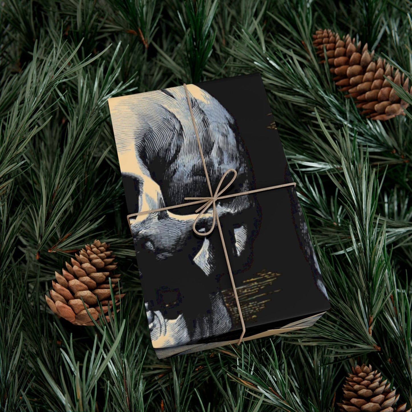 Skull Gift Wrap Paper