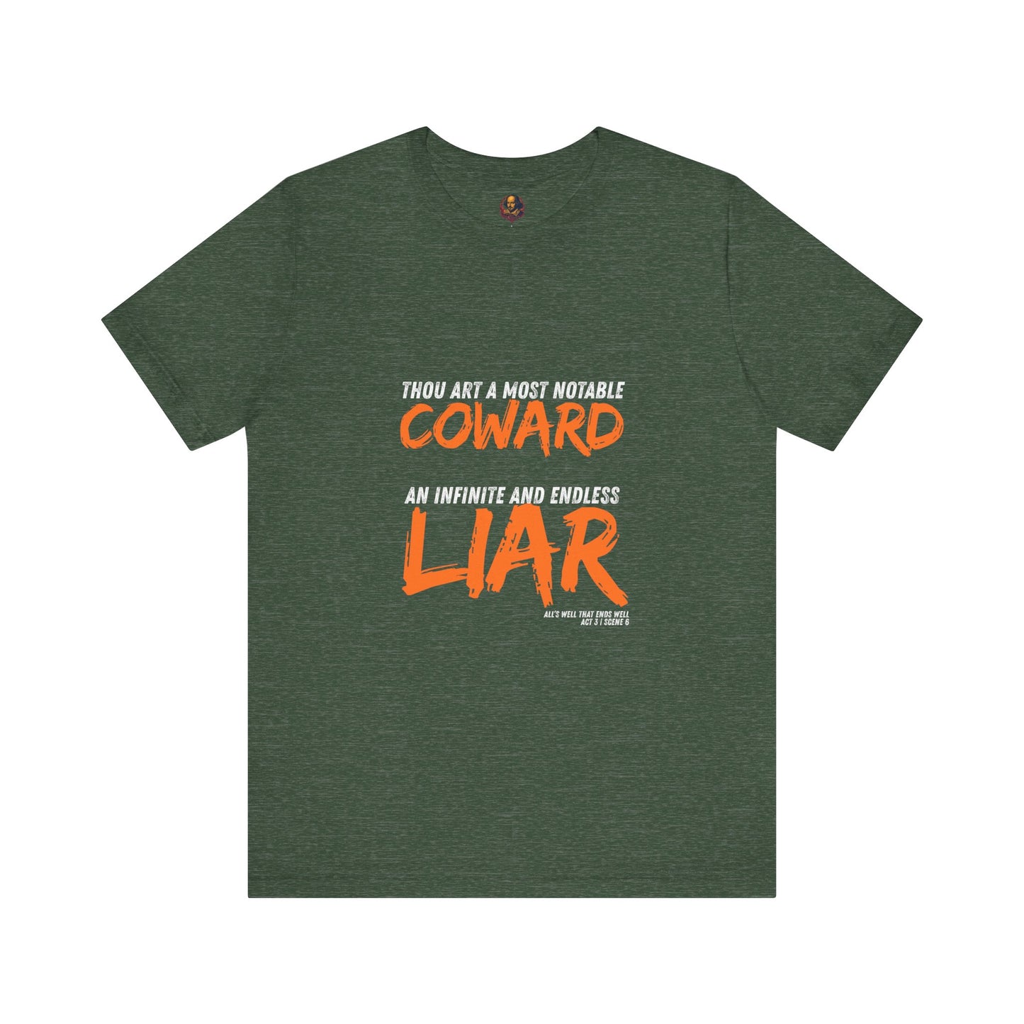 Coward/Liar Shakespeare Unisex Tee