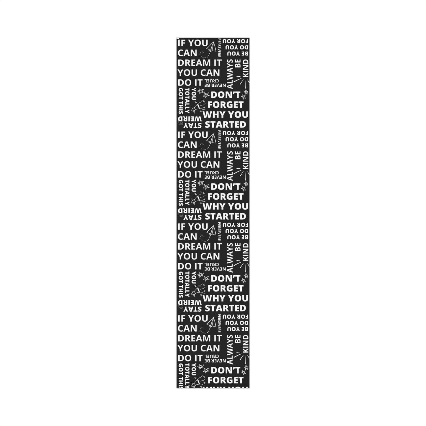 Motivational Gift Wrap Paper