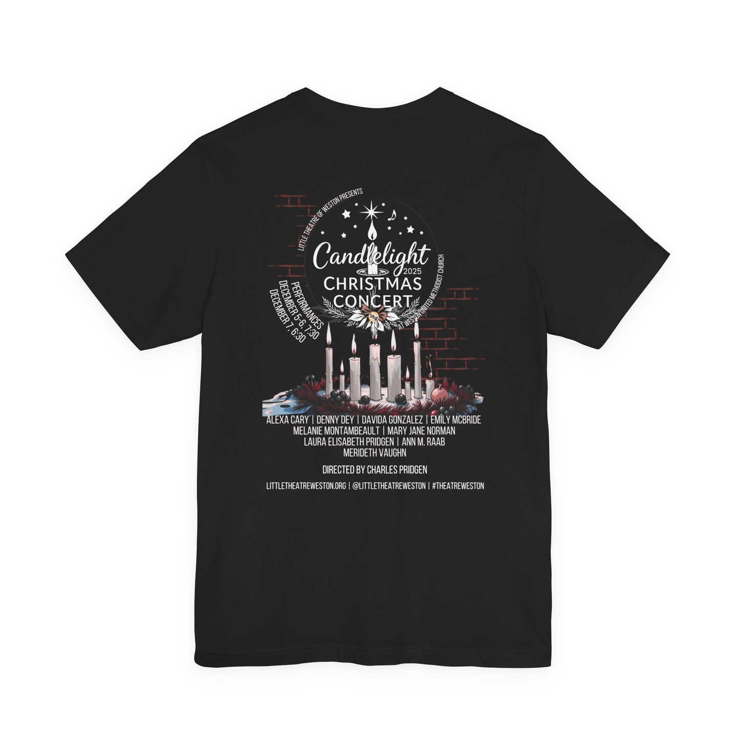 2025 Candlelight Christmas Concert Unisex Tee
