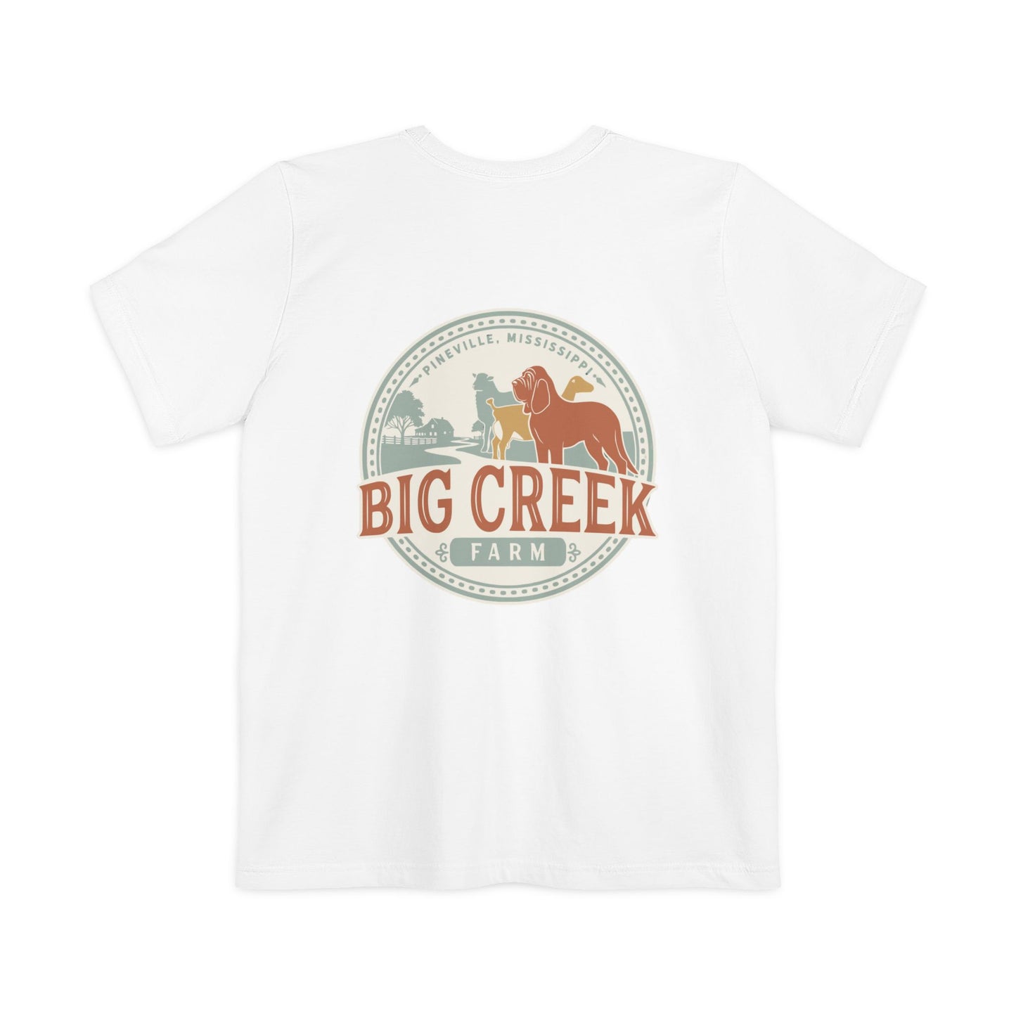 Big Creek Farm Unisex Pocket T-shirt