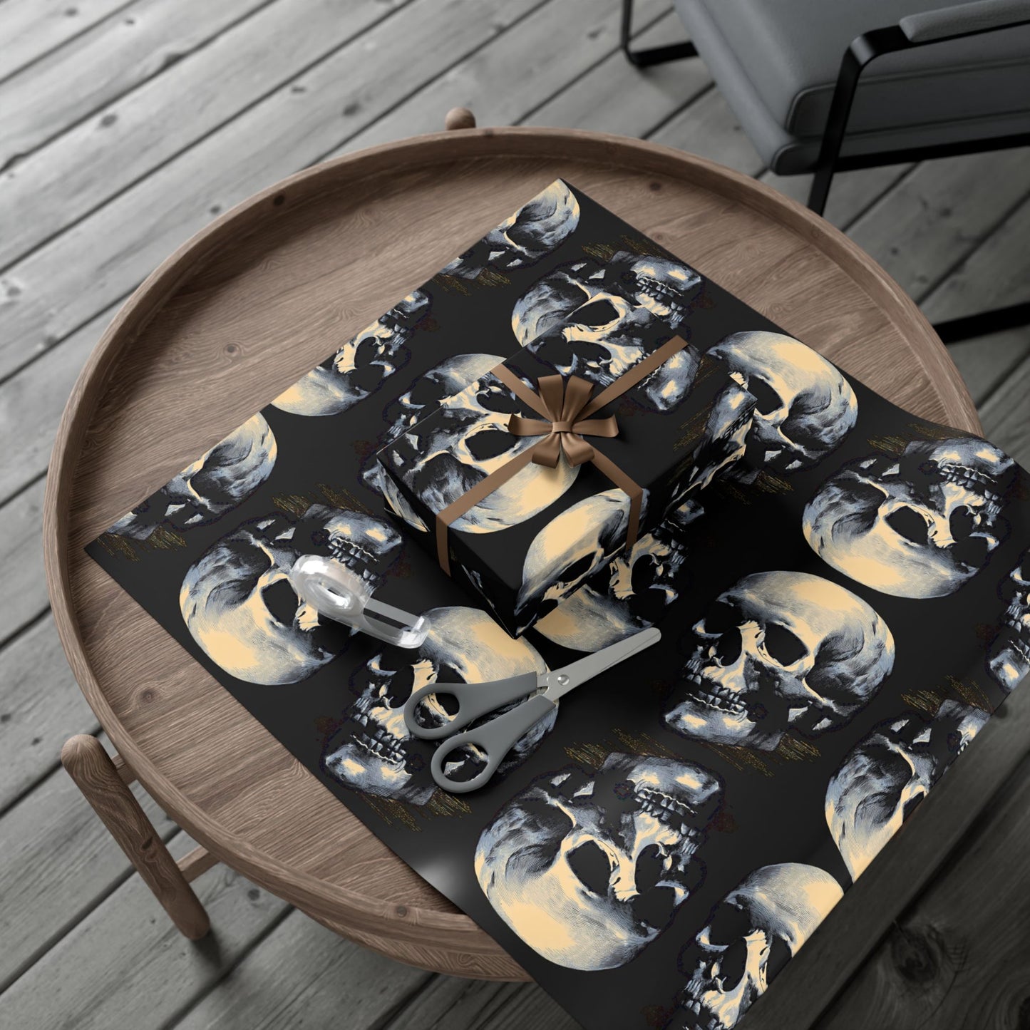 Skull Gift Wrap Paper