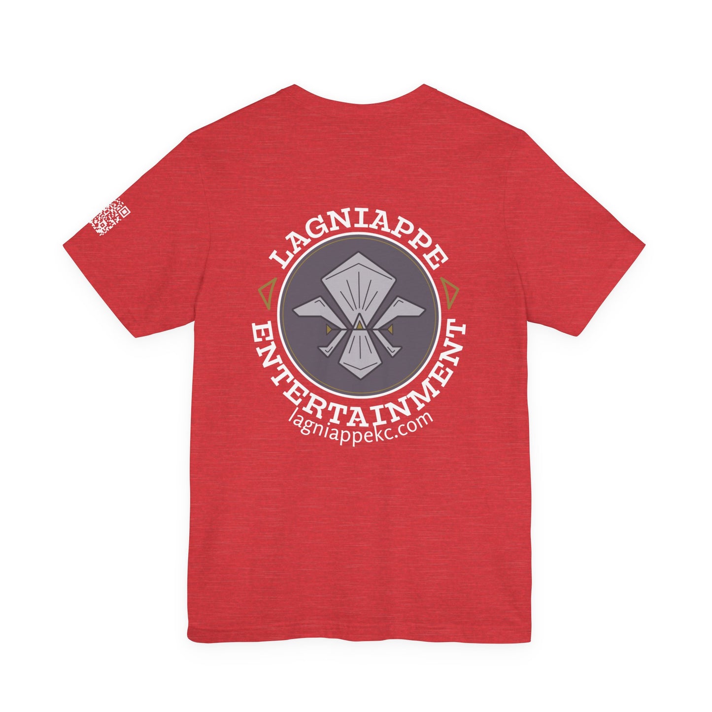 Lagniappe Entertainment Light Color Logo - Unisex Graphic Tee for Music Lovers, Casual Wear, Concerts, Gifts for Him/Her, Everyday T-Shirt