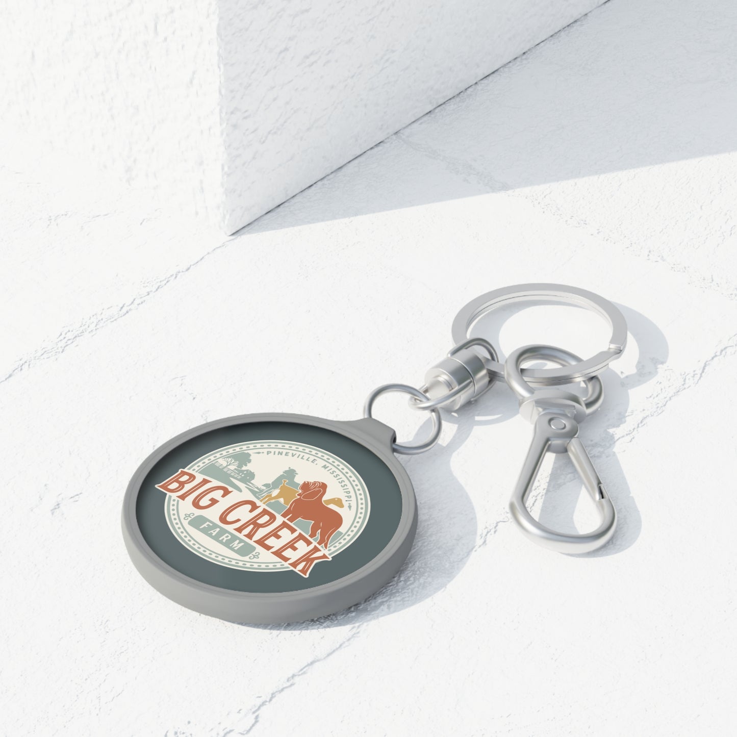 Big Creek Farm Keyring Tag
