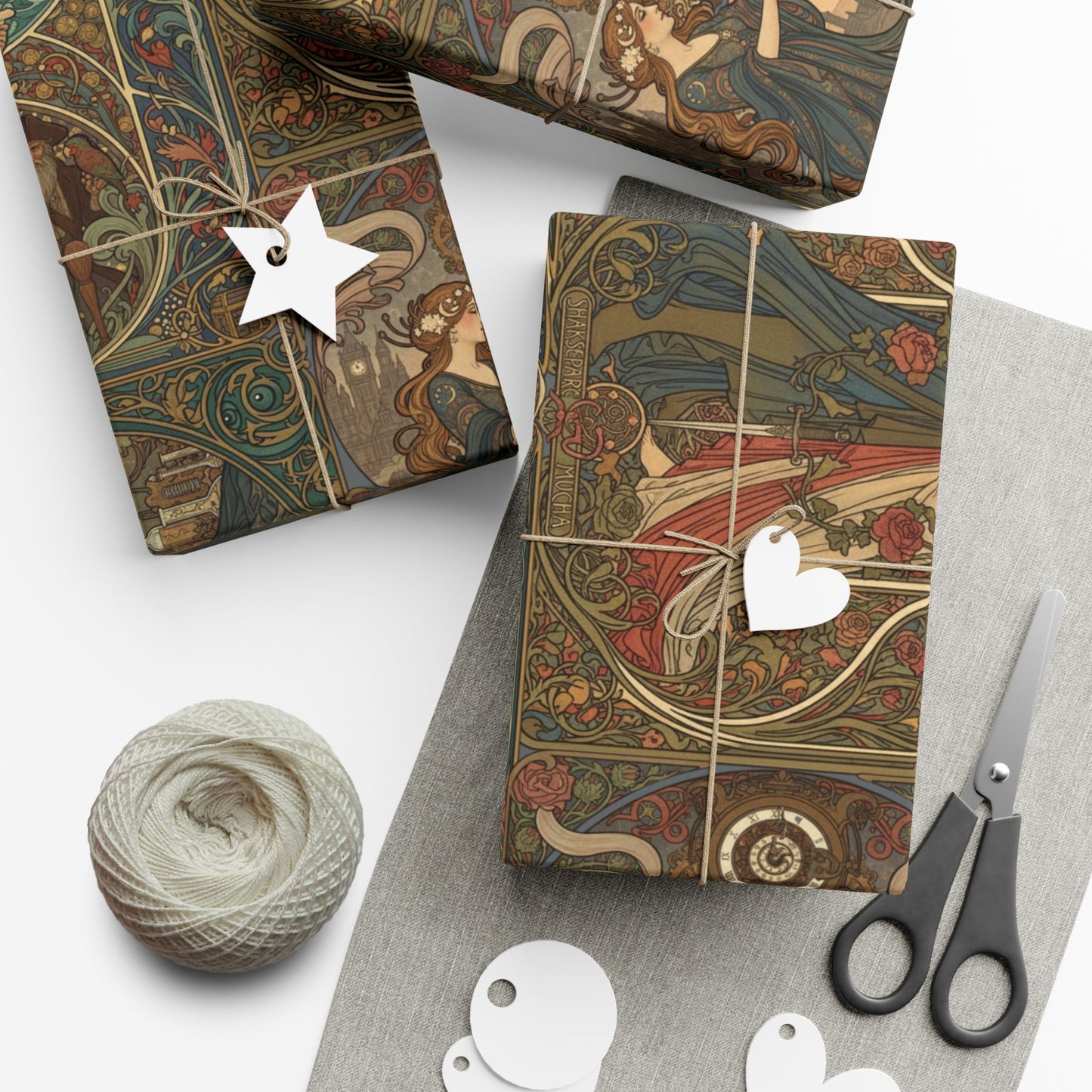 Art Nouveau Classics Gift Wrap Paper