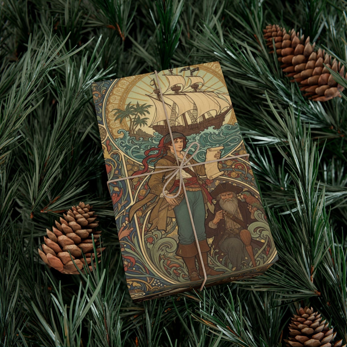 Art Nouveau Classics Gift Wrap Paper