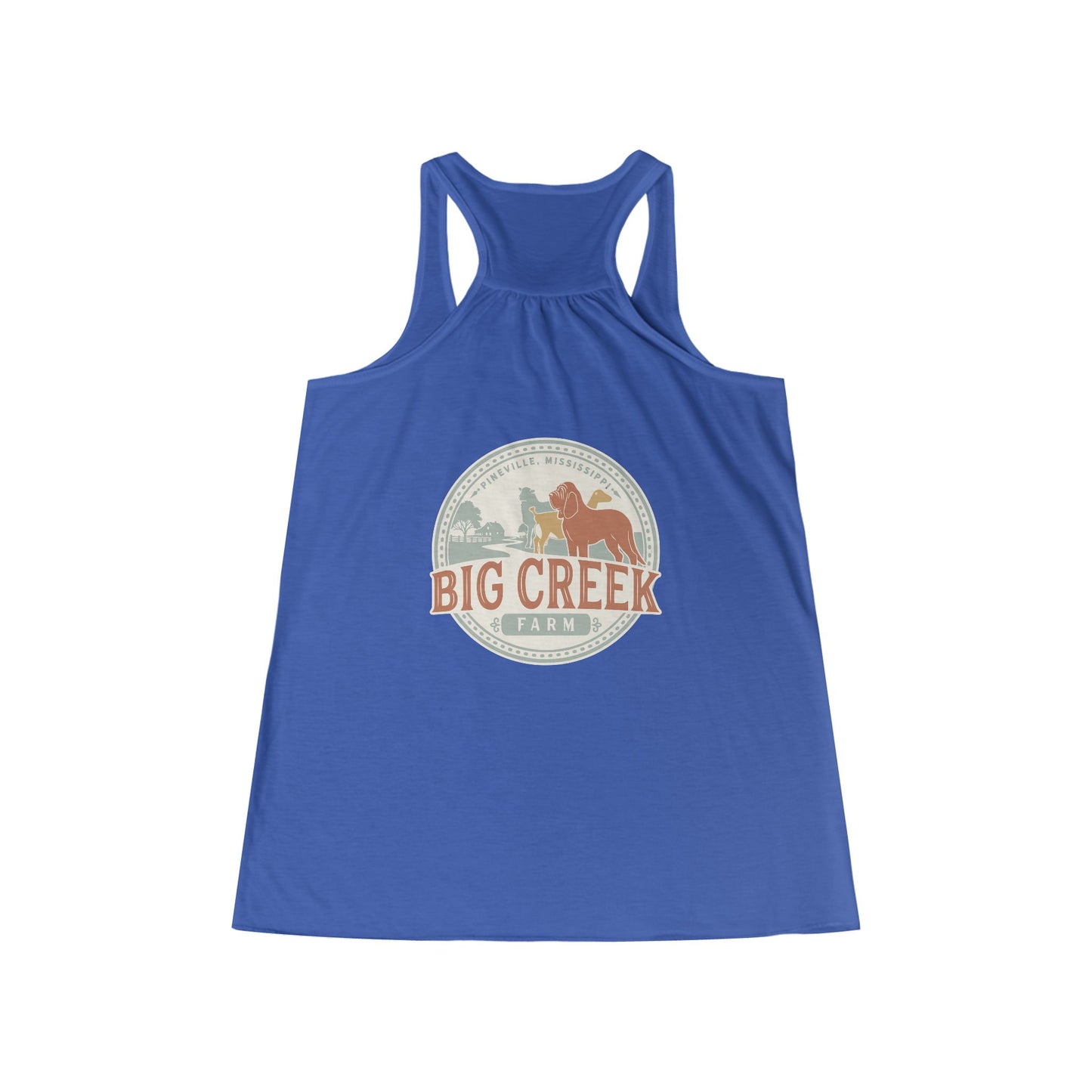 Big Creek Farm Women's Flowy Racerback Tank