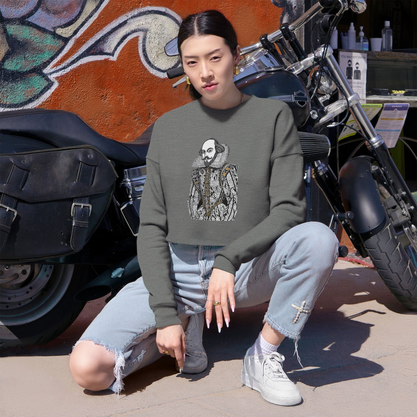 The Bard Cropped Sweatshirt