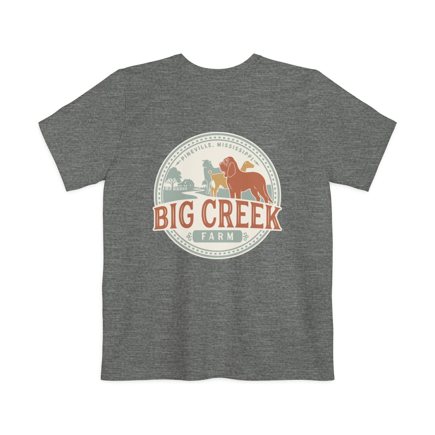 Big Creek Farm Unisex Pocket T-shirt