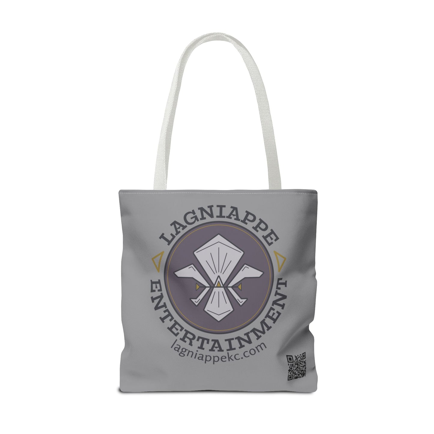 Lagniappe Entertainment Dark Color Logo Tote Bag