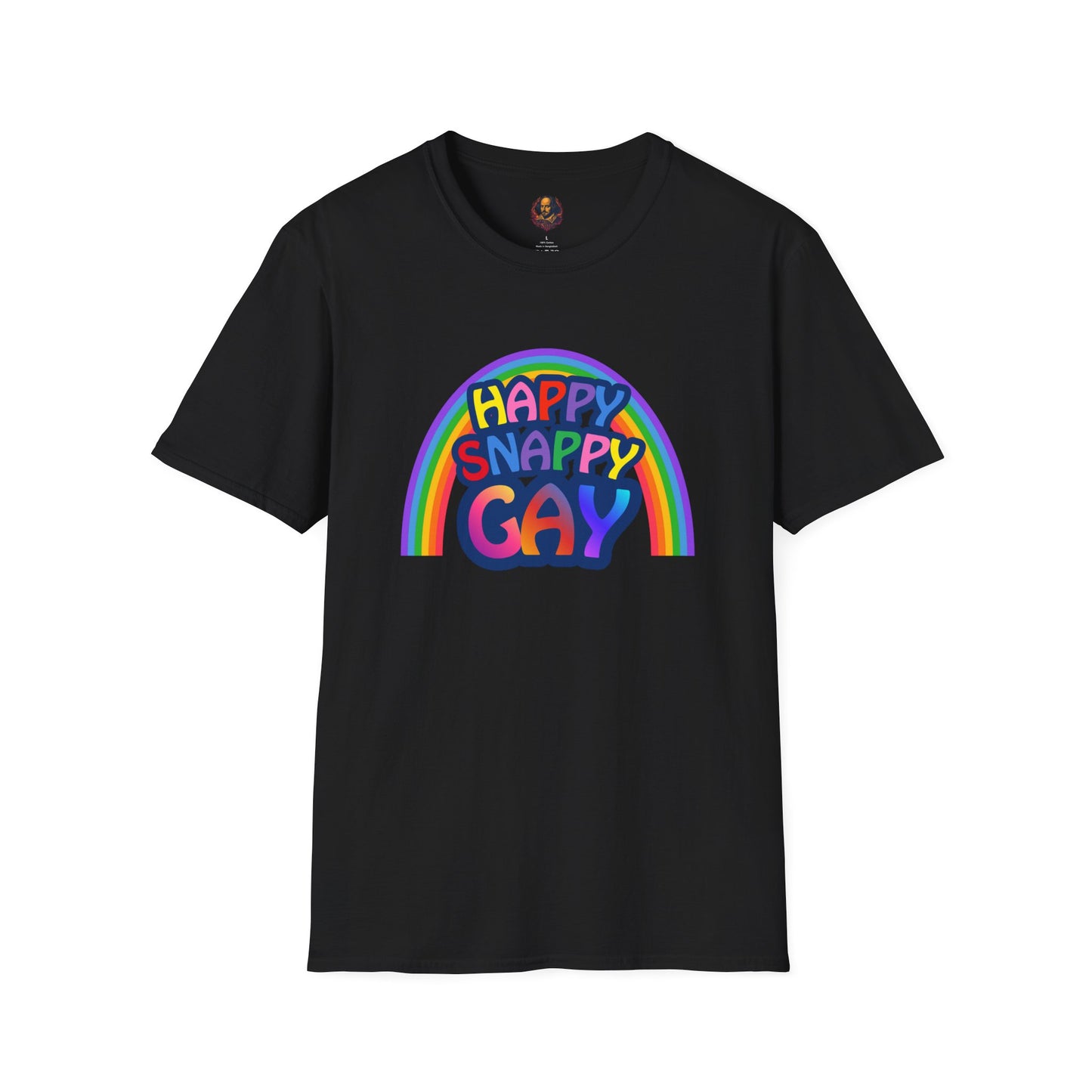 Happy Snappy Gay Rainbow Unisex Tee