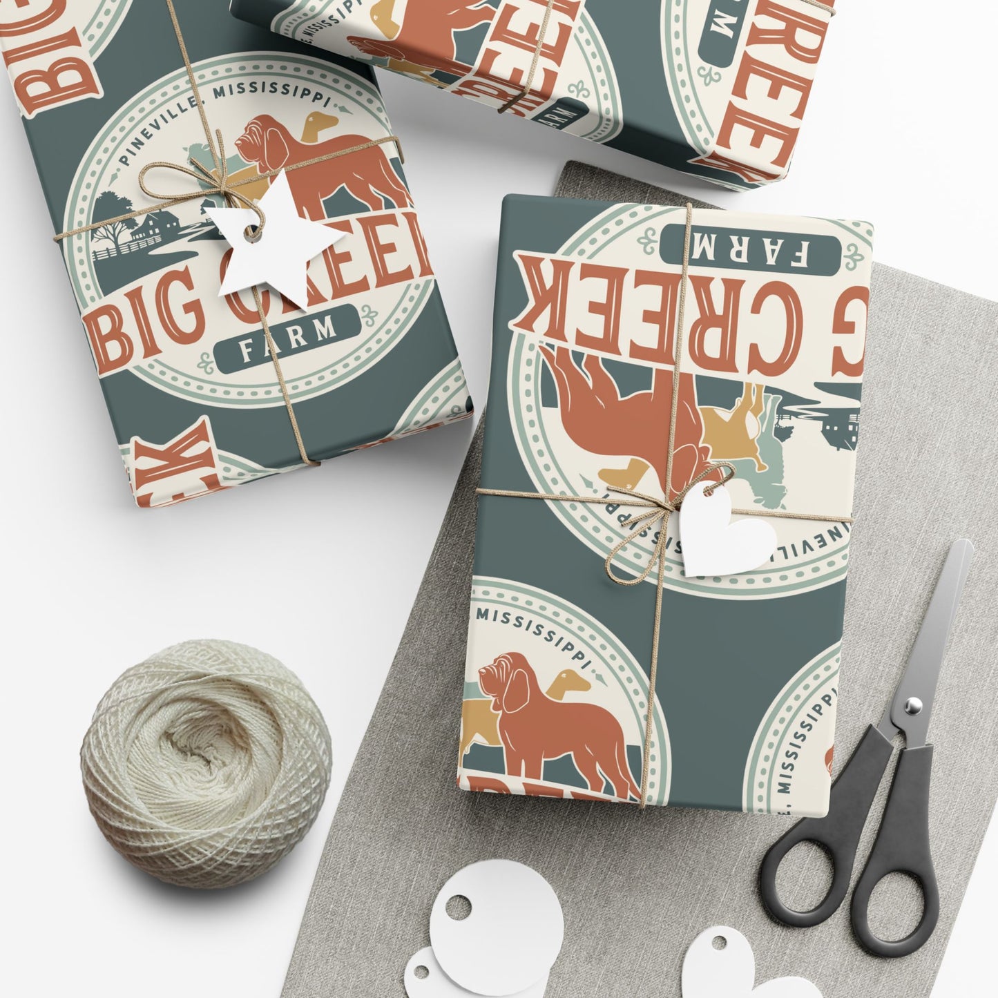 Big Creek Farm Gift Wrap Paper