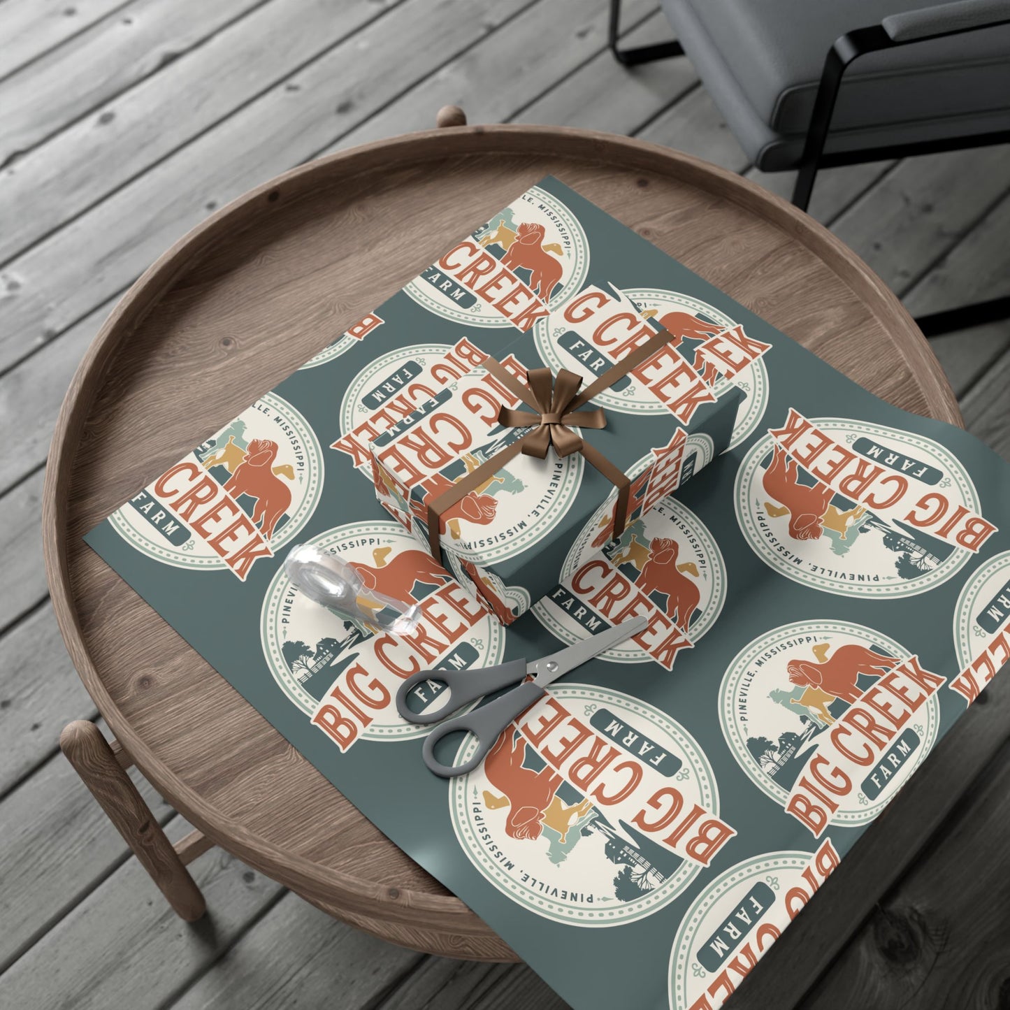 Big Creek Farm Gift Wrap Paper