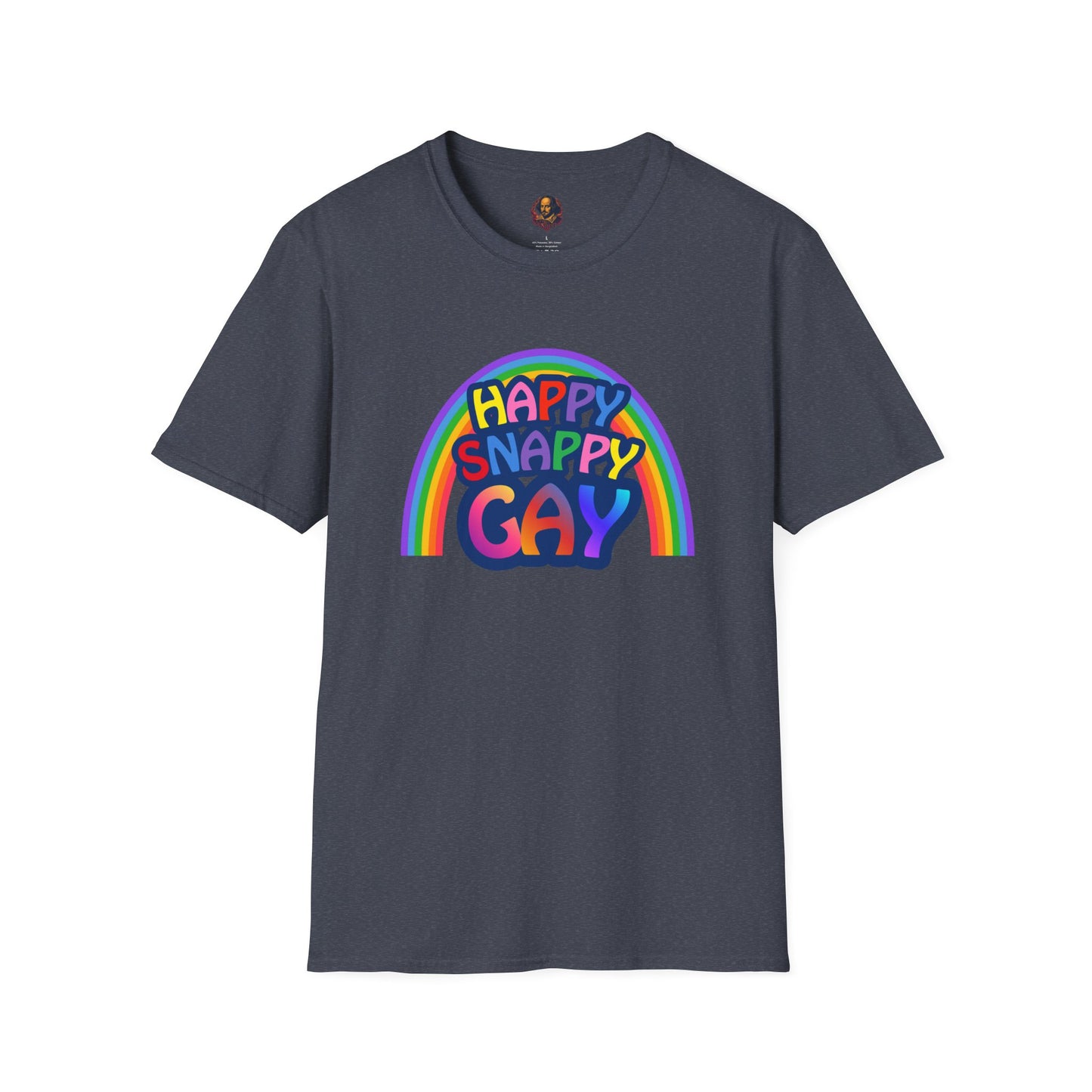 Happy Snappy Gay Rainbow Unisex Tee