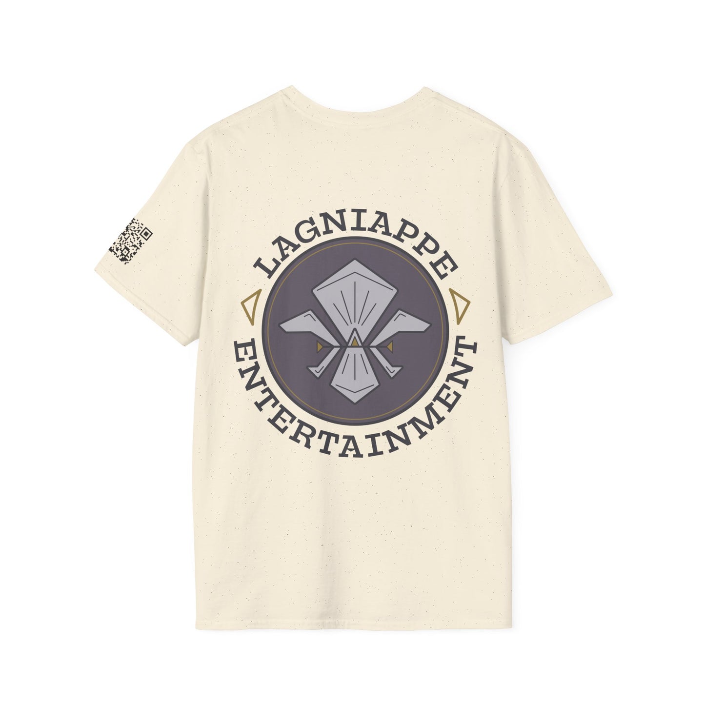 Lagniappe Entertainment Dark Color Logo - Unisex Jersey Tee, Casual Tee, Graphic T-Shirt, Unique Gift, Birthday Gift, Music Festival Apparel