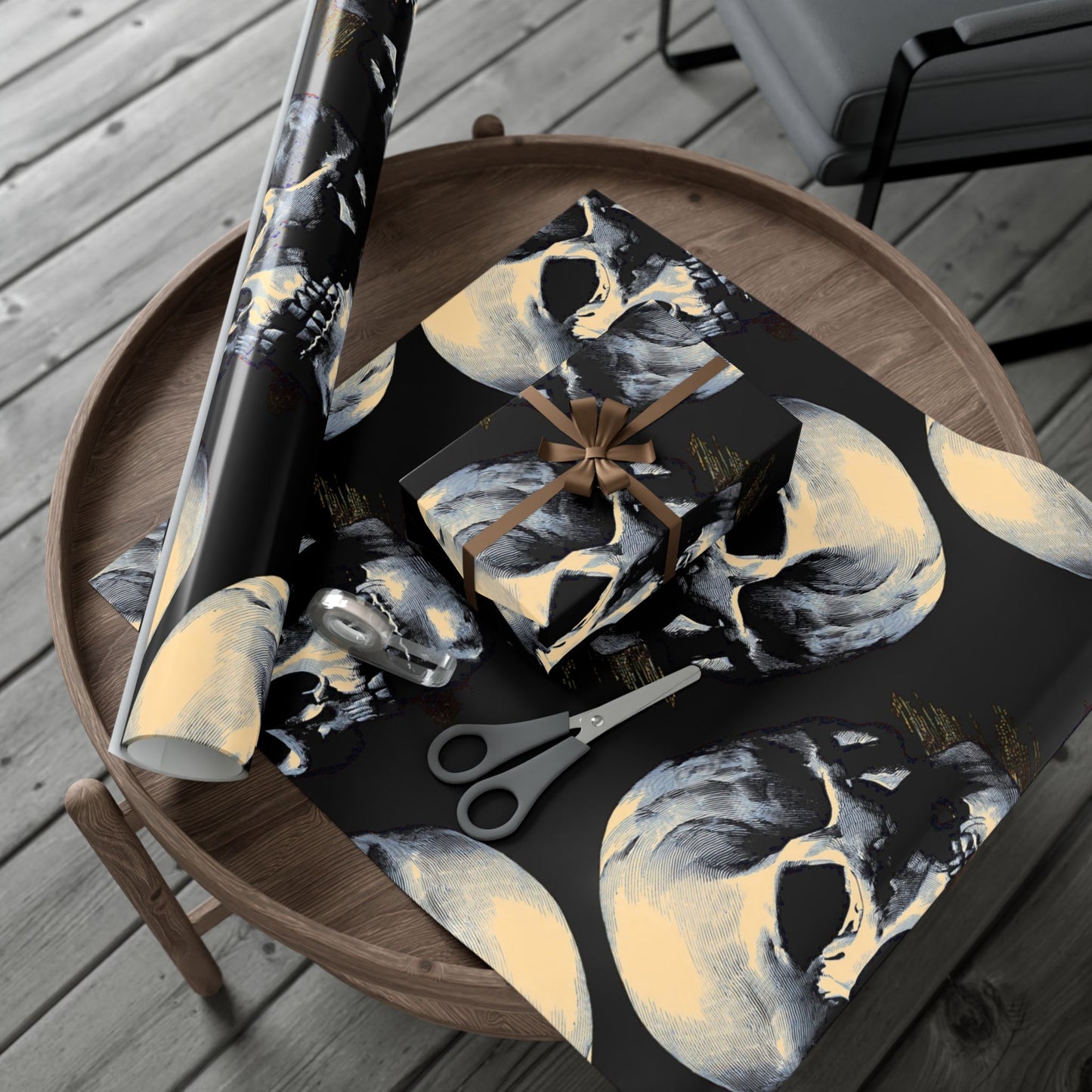 Skull Gift Wrap Paper