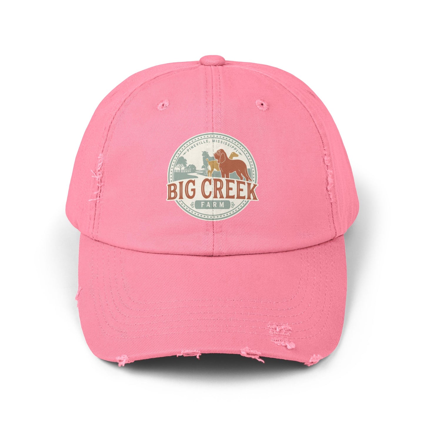 Big Creek Farm Unisex Distressed Cap