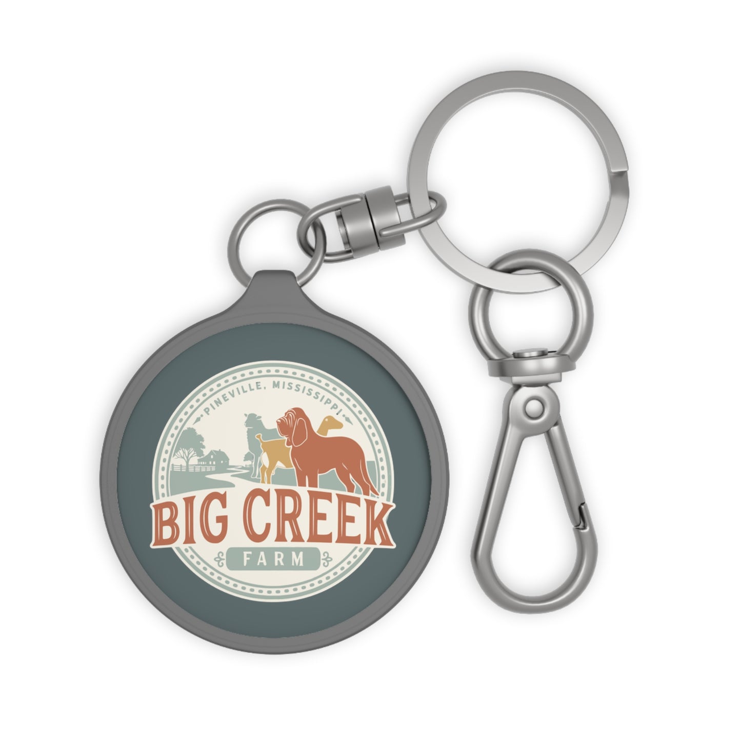 Big Creek Farm Keyring Tag