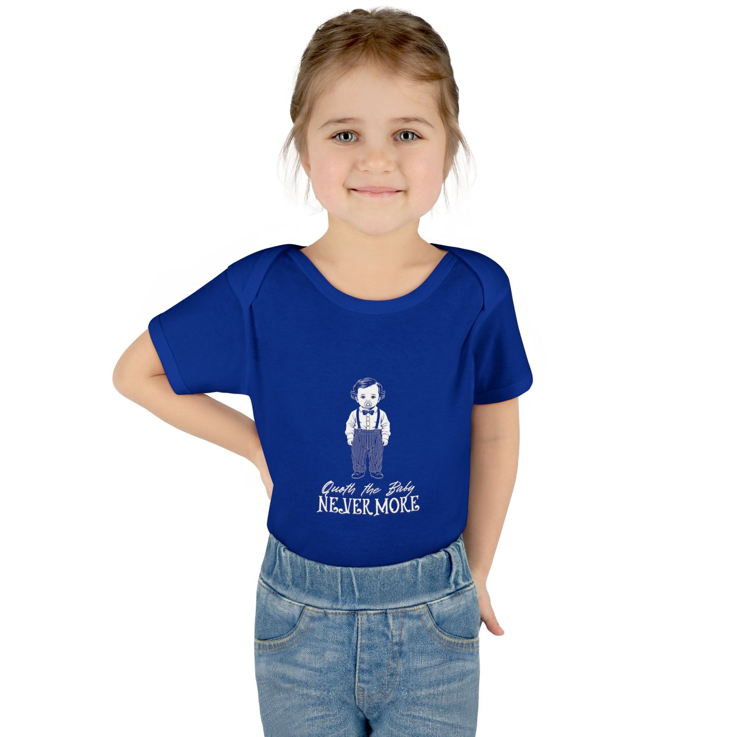 Little Edgar Words Infant Onesie