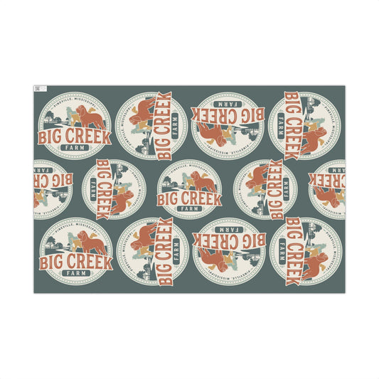 Big Creek Farm Gift Wrap Paper