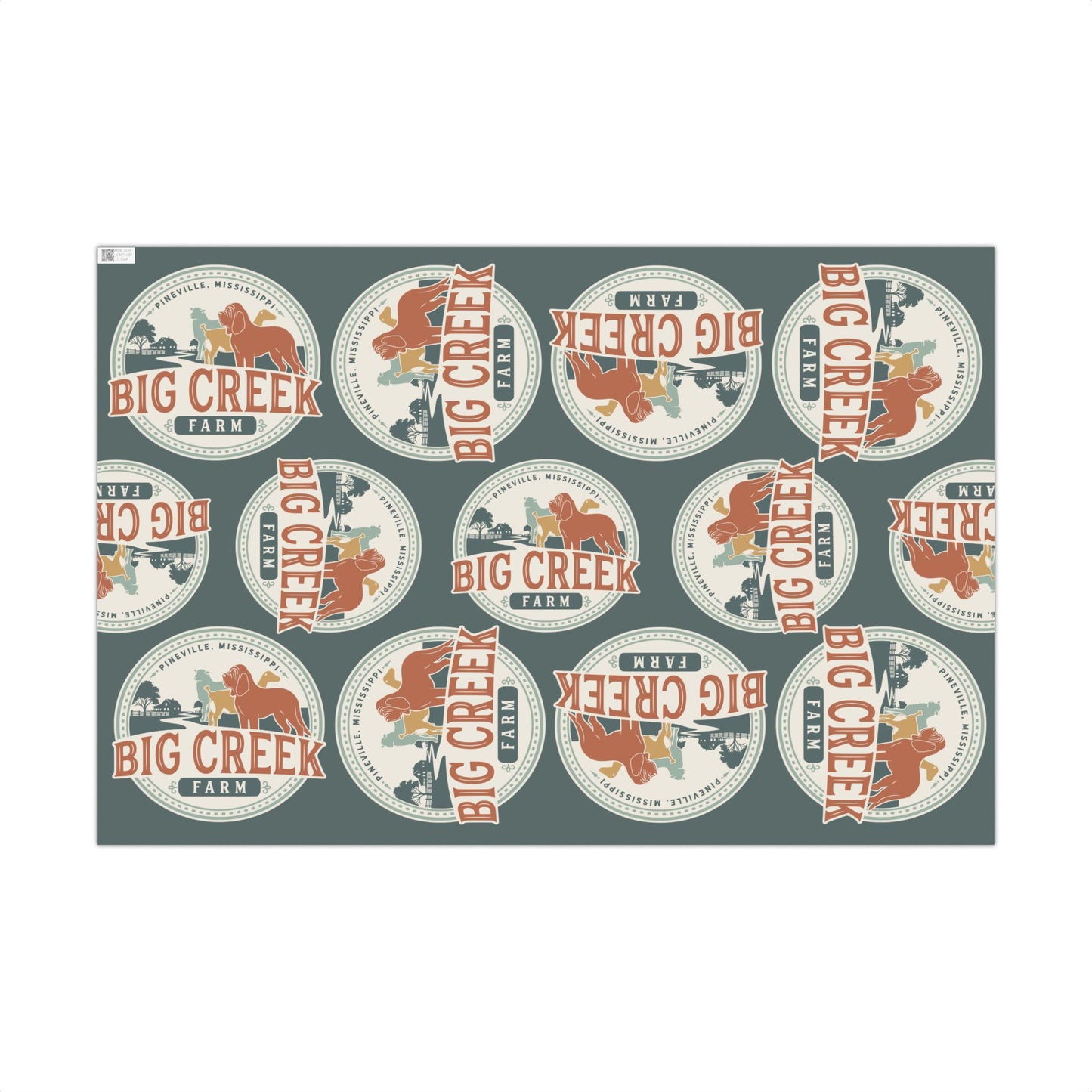 Big Creek Farm Gift Wrap Paper