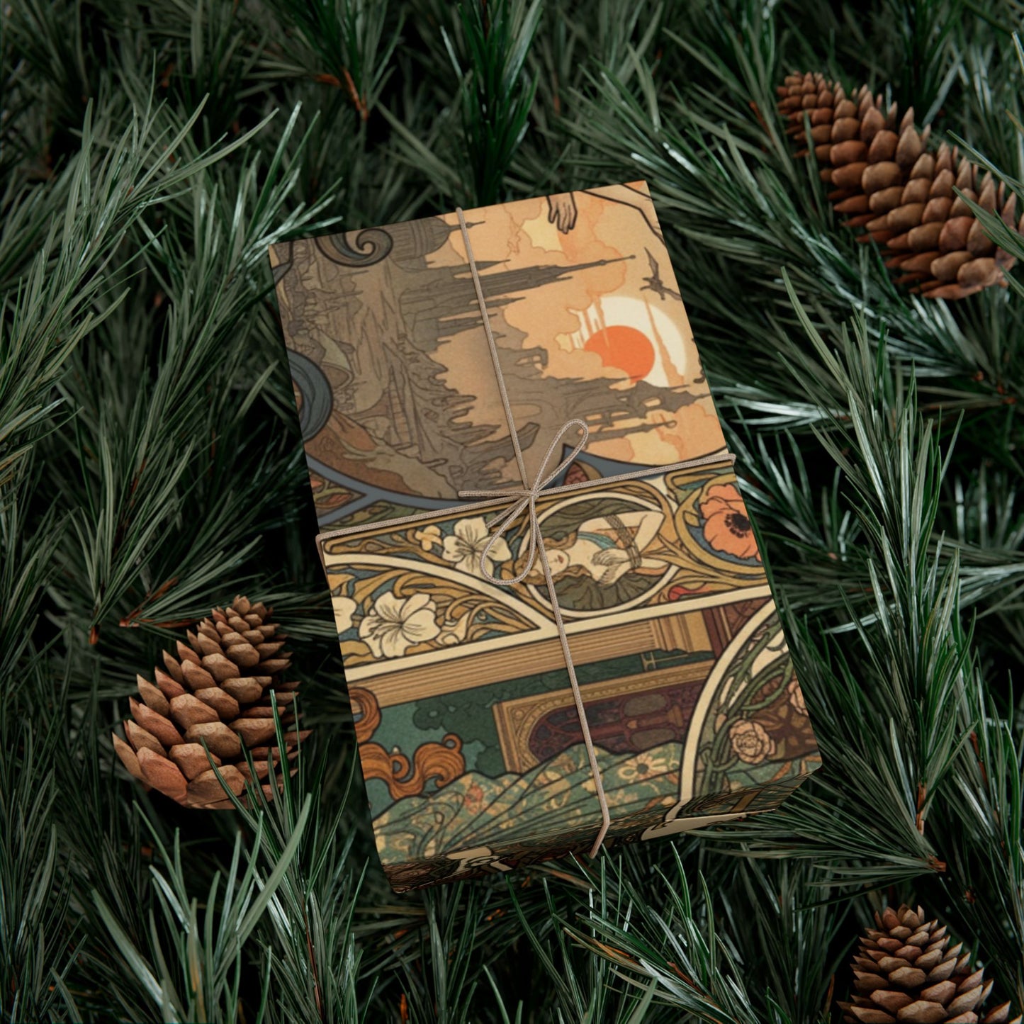 Art Nouveau Classics Gift Wrap Paper