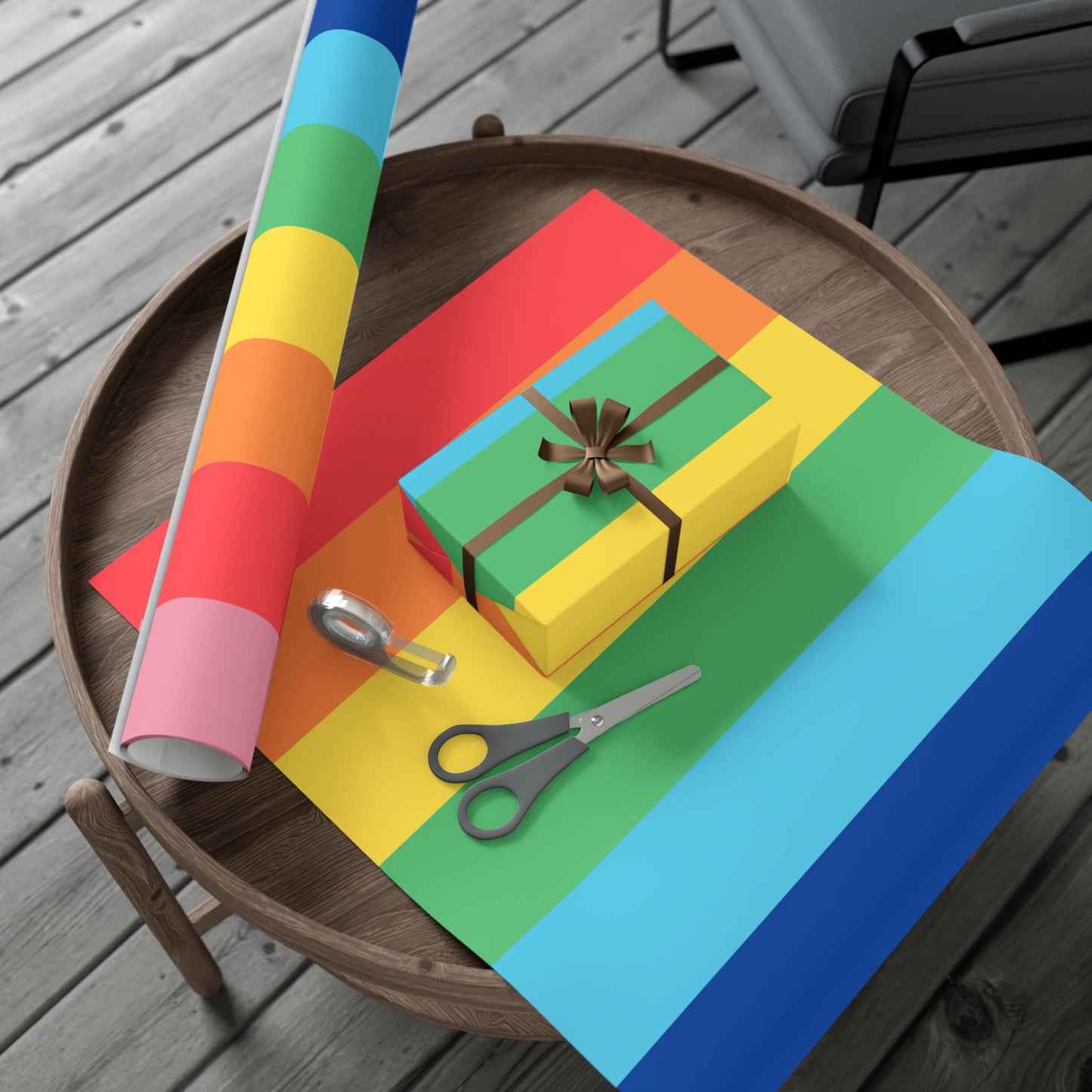 Rainbow Gift Wrap Paper