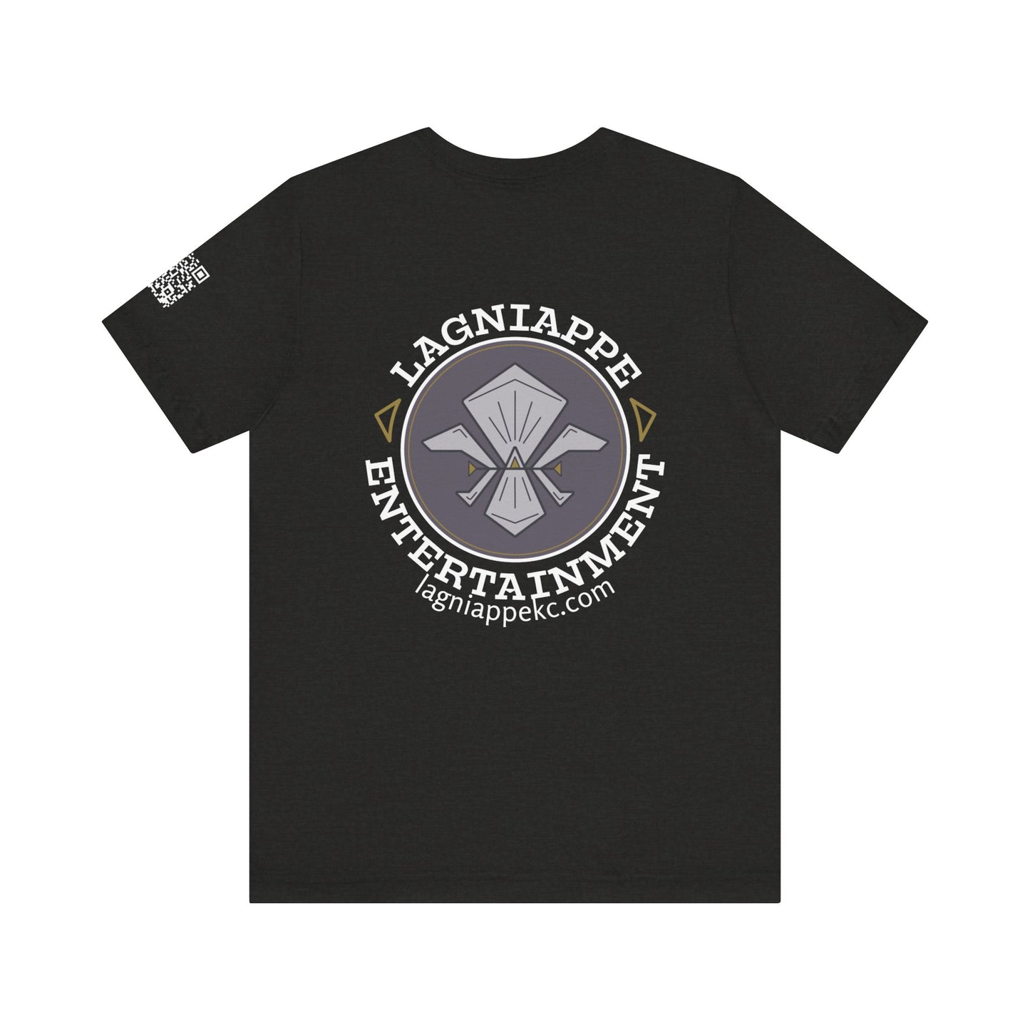Lagniappe Entertainment Light Color Logo - Unisex Graphic Tee for Music Lovers, Casual Wear, Concerts, Gifts for Him/Her, Everyday T-Shirt