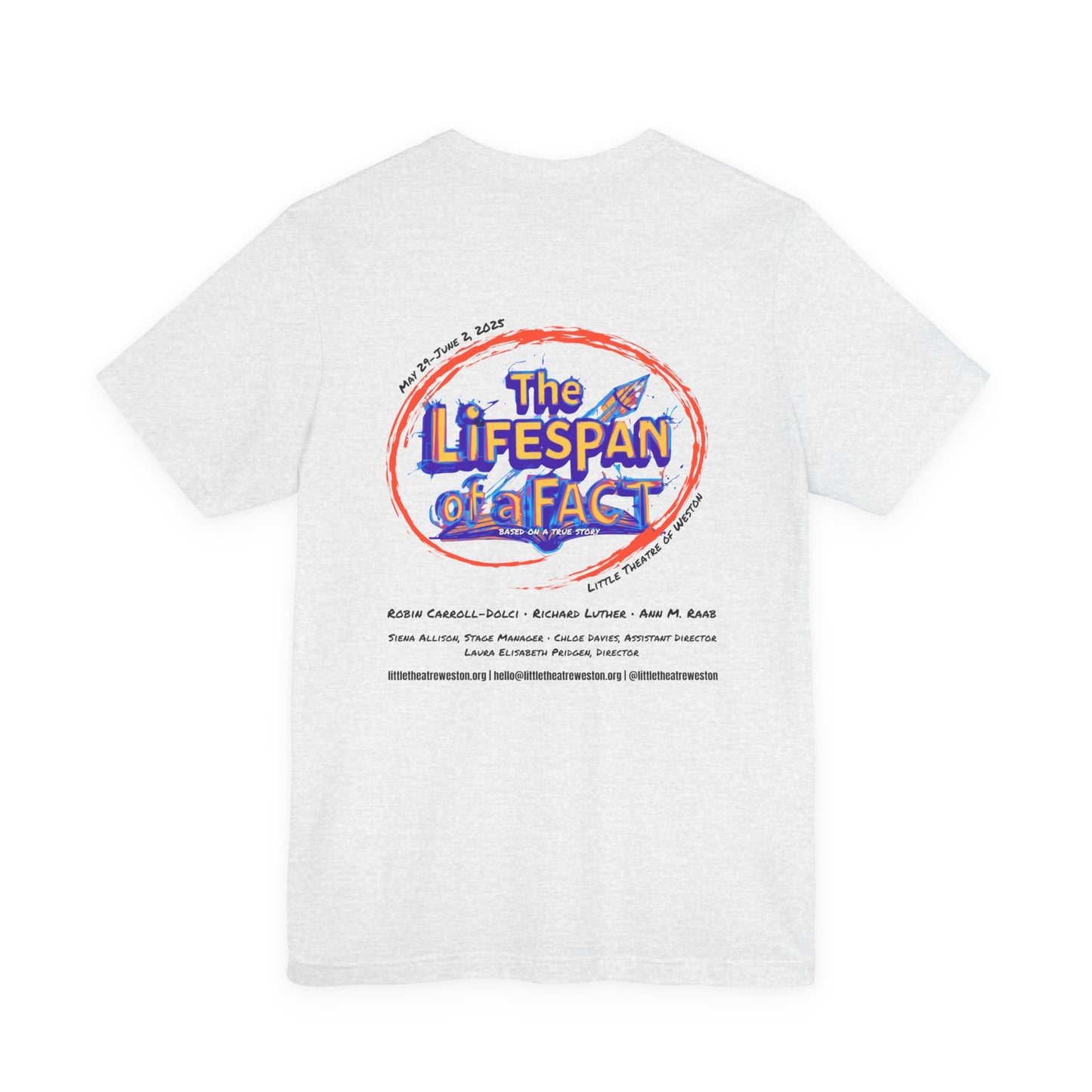 2025 Lifespan of a Fact Unisex Tee