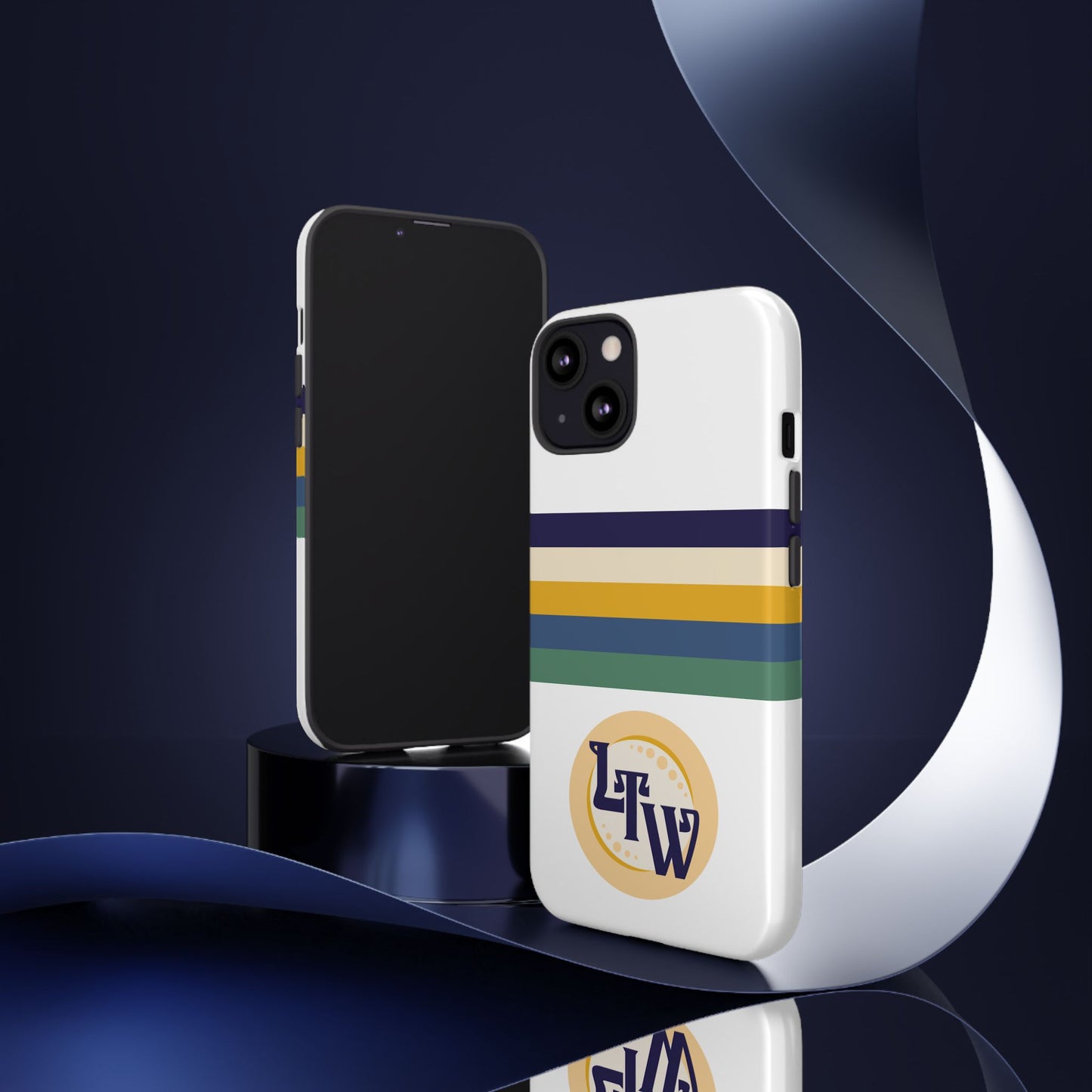LTW Color Stripe and Monogram Tough Phone Case - iPhone