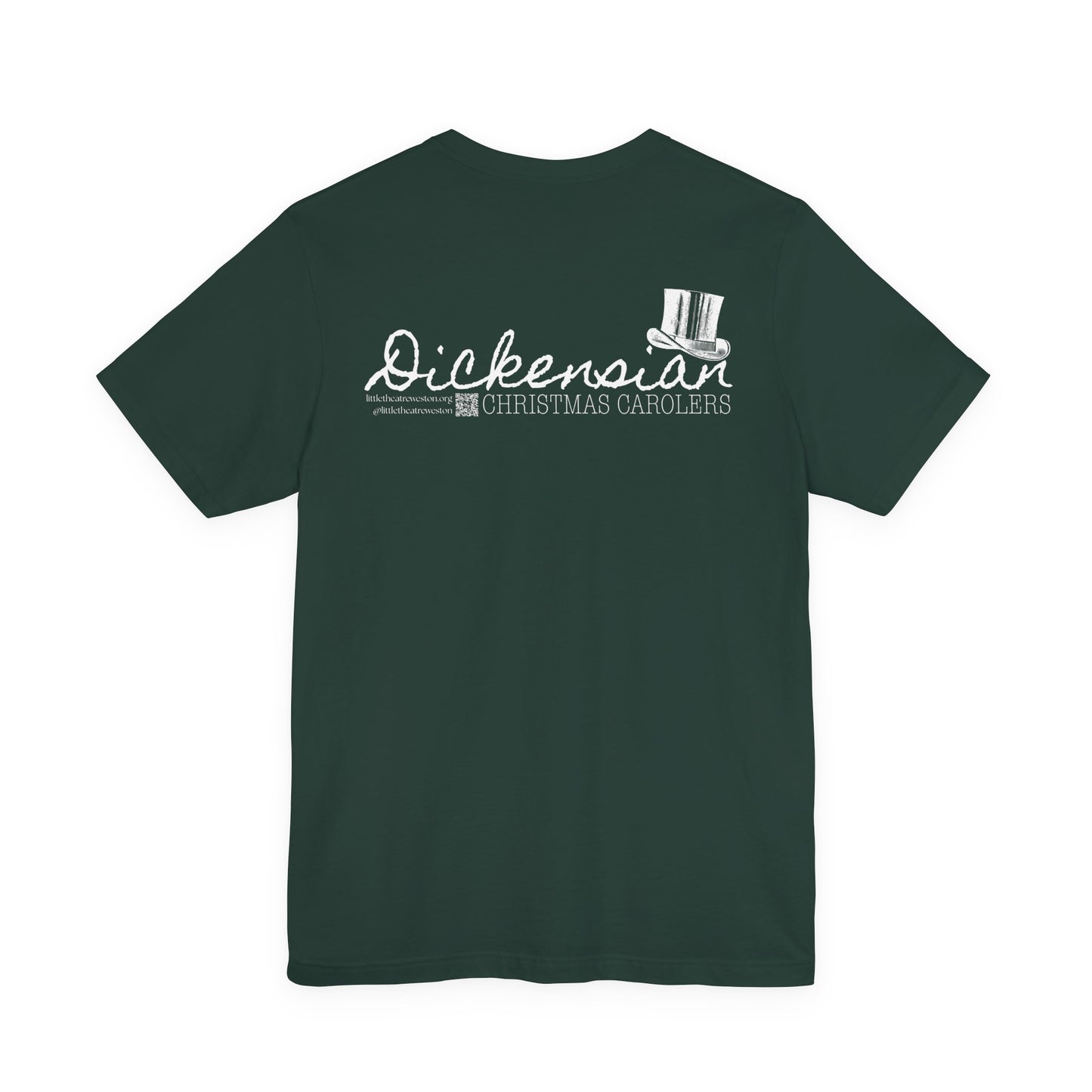 Dickensian Christmas Carolers Unisex Tee
