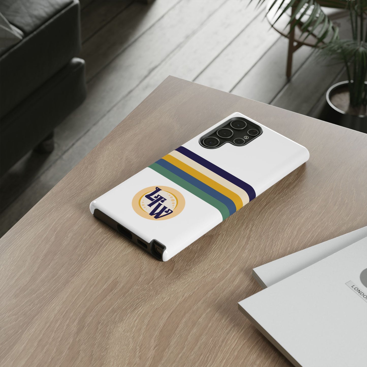 LTW Color Stripe and Monogram Tough Phone Case - Samsung